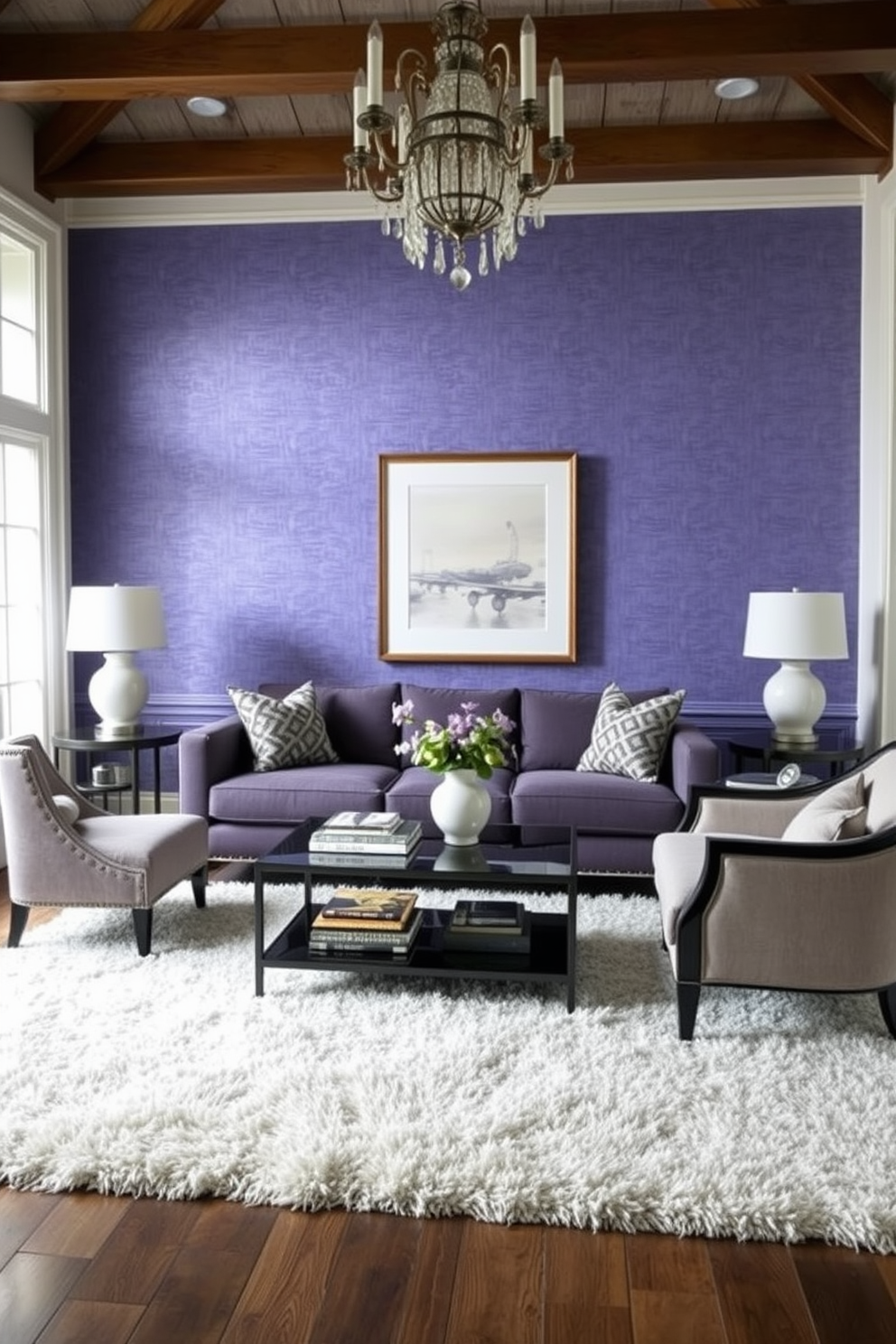 Periwinkle Wallpaper Decorating Ideas 7