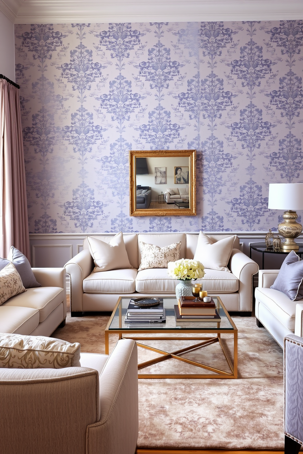 Periwinkle Wallpaper Decorating Ideas 8