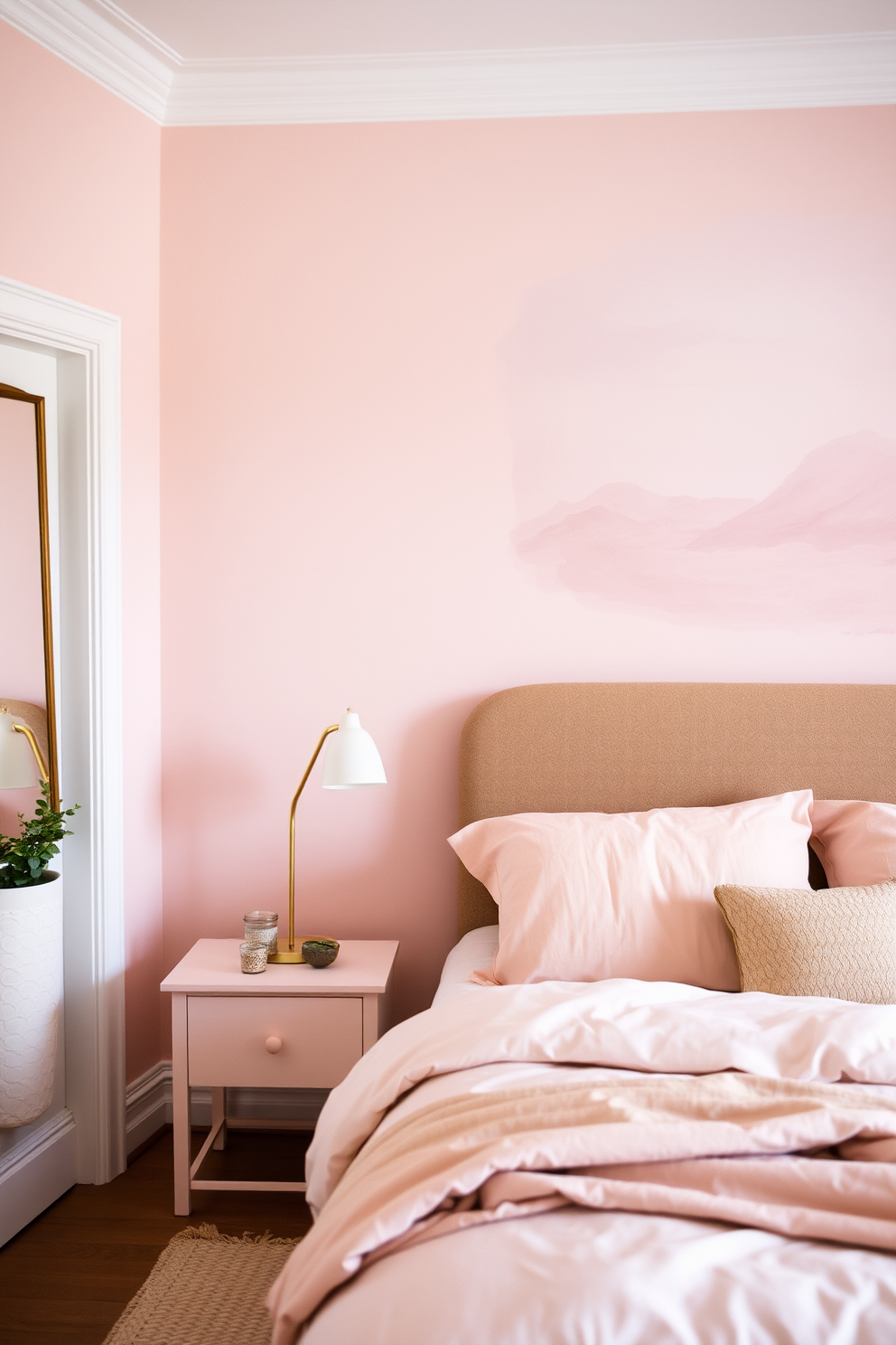 Pink Wall Painting Ideas 1