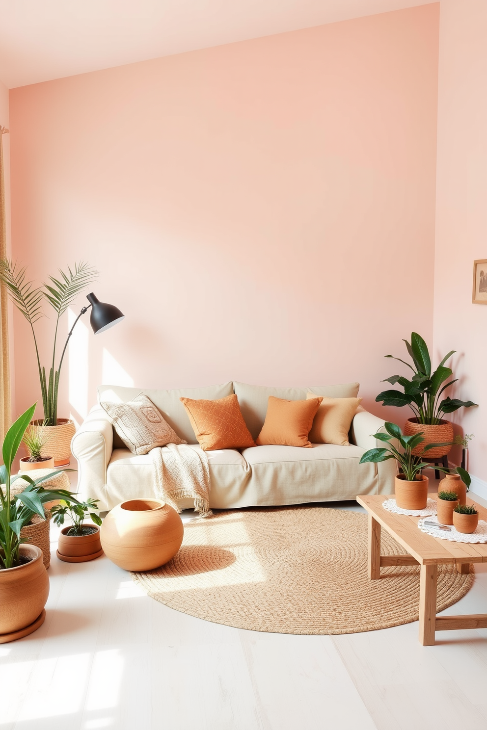 Pink Wall Painting Ideas 18