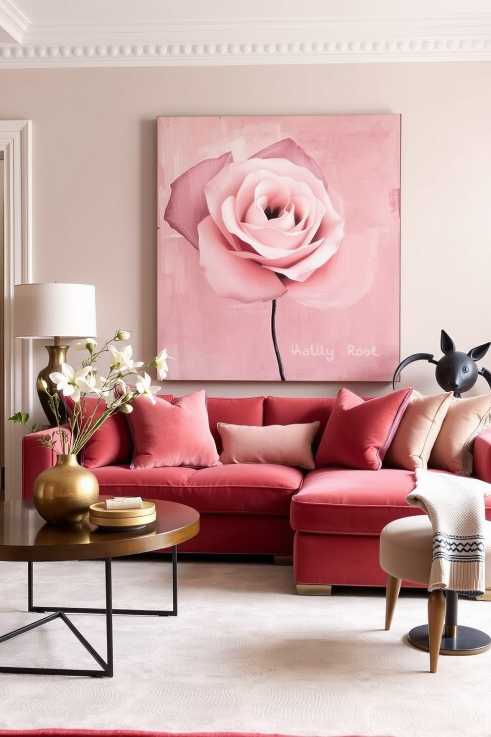 Pink Wall Painting Ideas 2