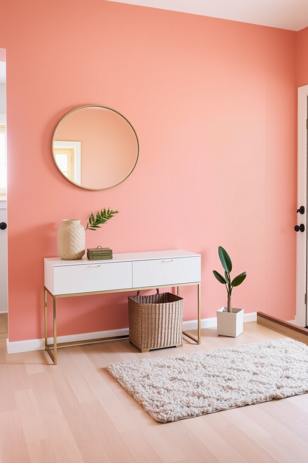 Pink Wall Painting Ideas 8