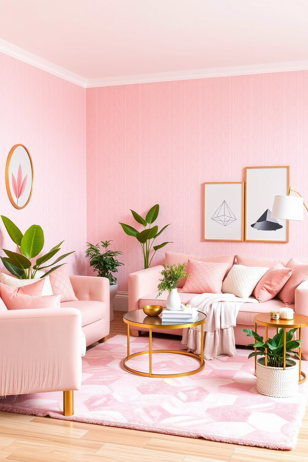 Pink Wallpaper Decorating Ideas 13