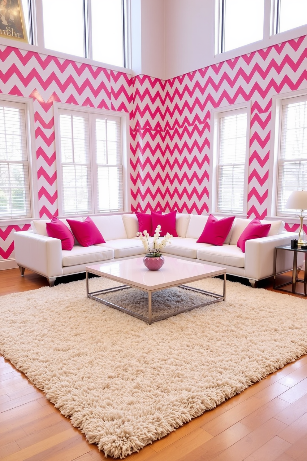 Pink Wallpaper Decorating Ideas 30