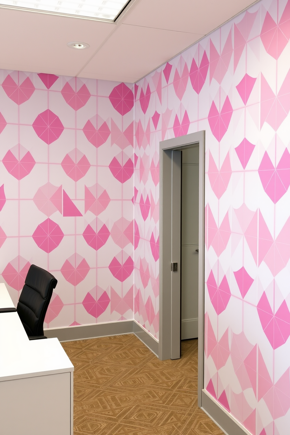 Pink Wallpaper Decorating Ideas 4