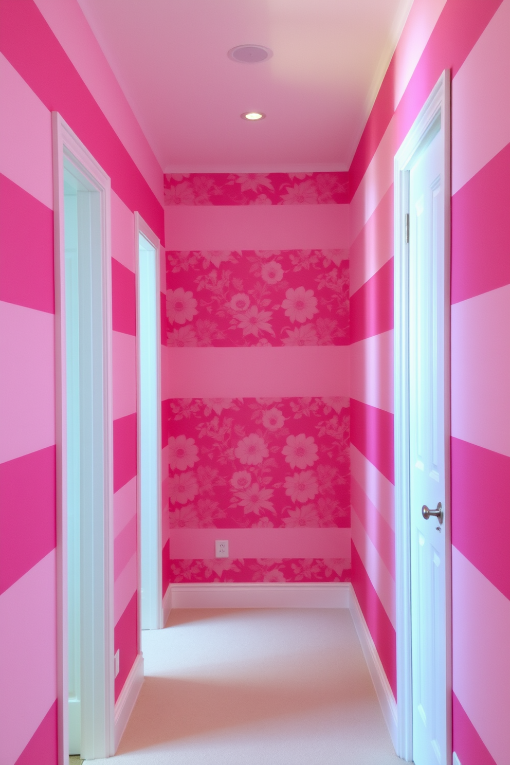 Pink Wallpaper Decorating Ideas 8