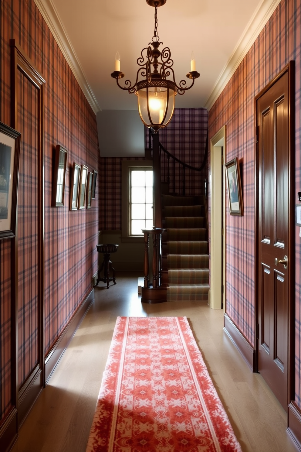 Plaid Wallpaper Decorating Ideas 8