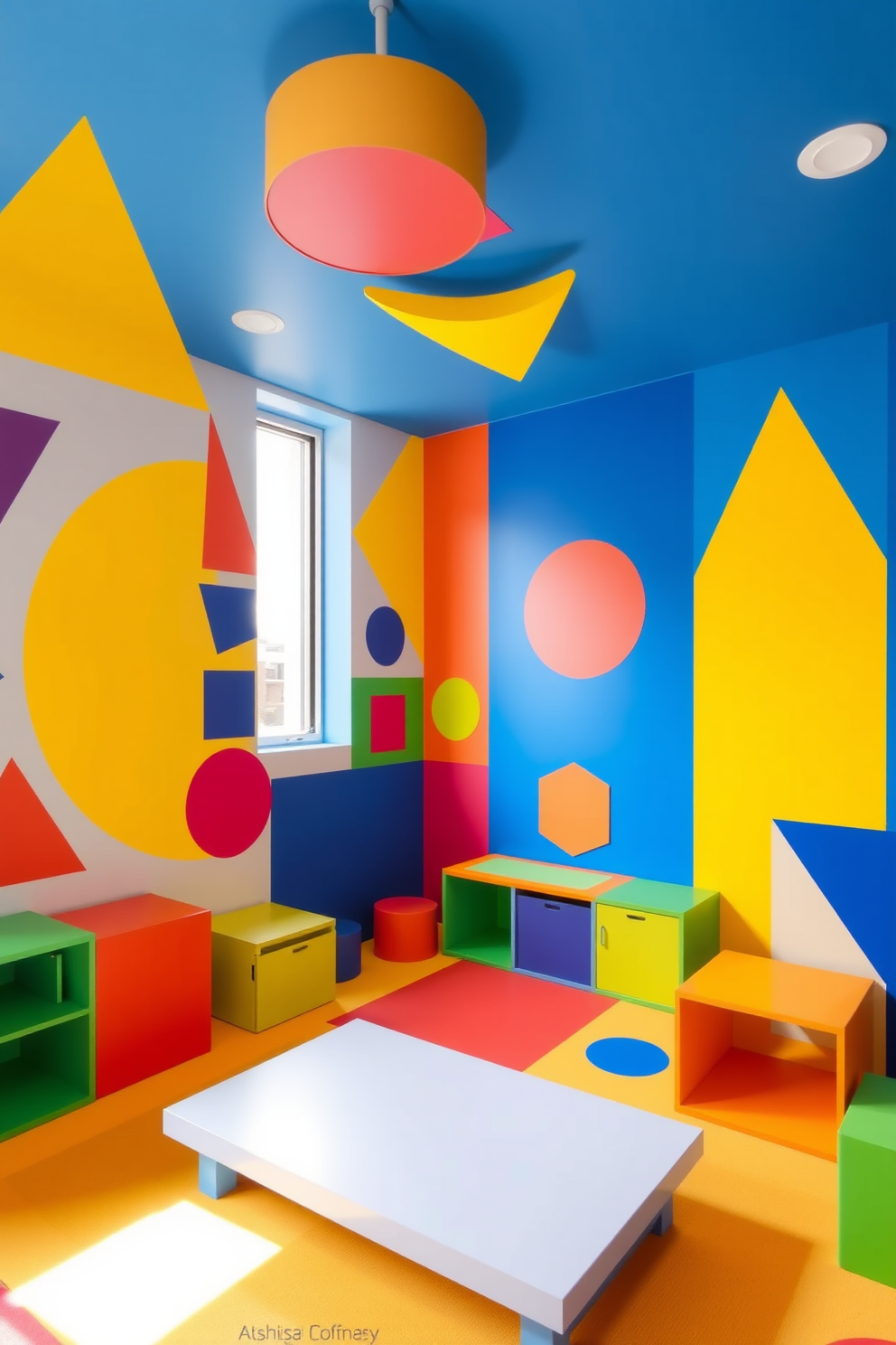 Playroom Wall Painting Ideas 1