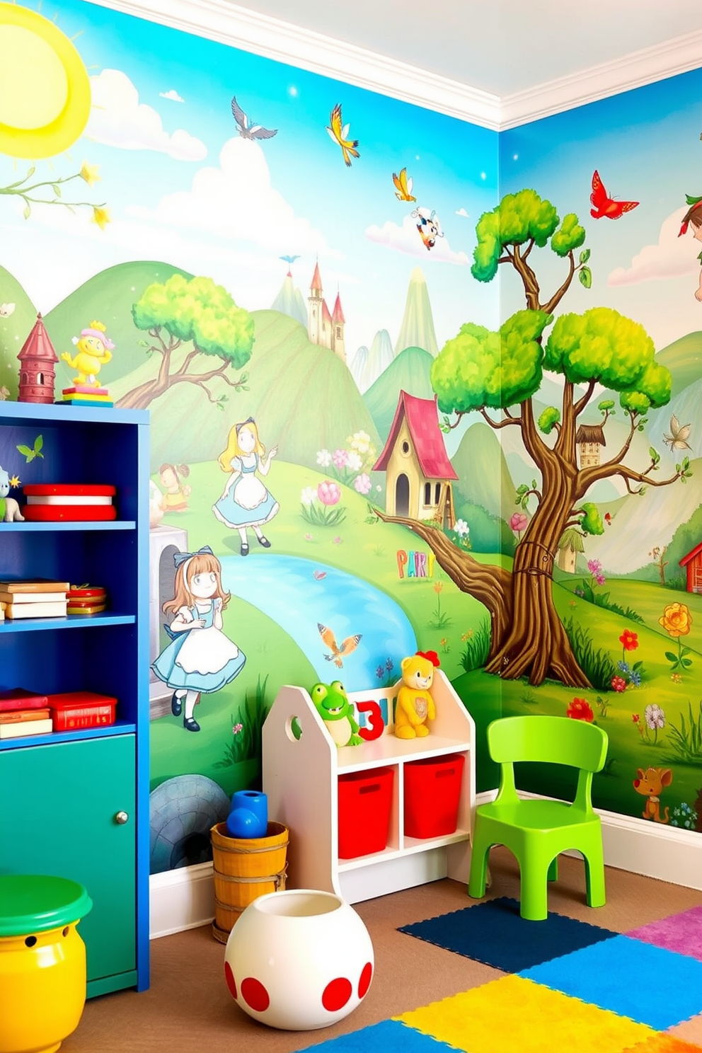 Playroom Wall Painting Ideas 11