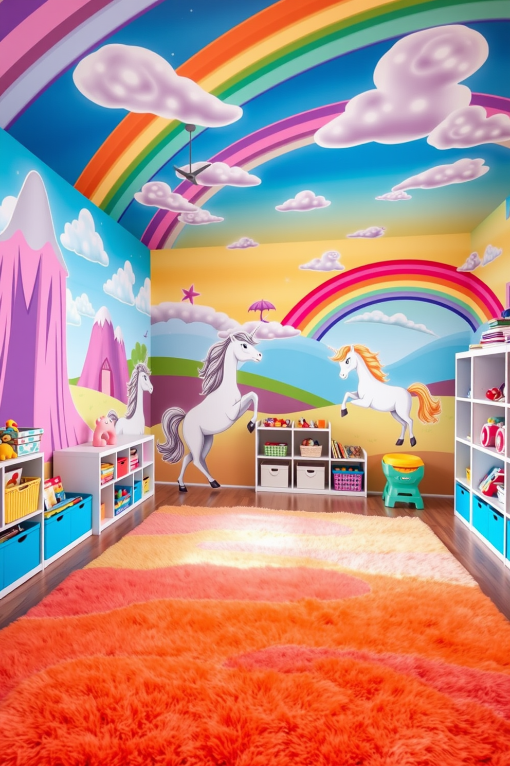 Playroom Wall Painting Ideas 21