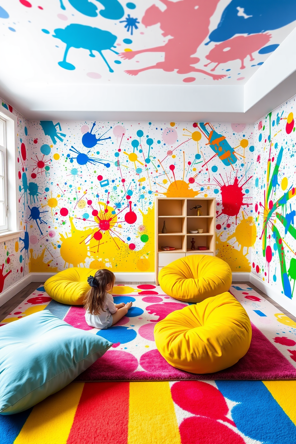 Playroom Wall Painting Ideas 22