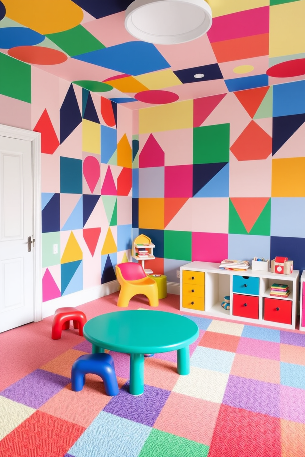 Playroom Wallpaper Decorating Ideas 1