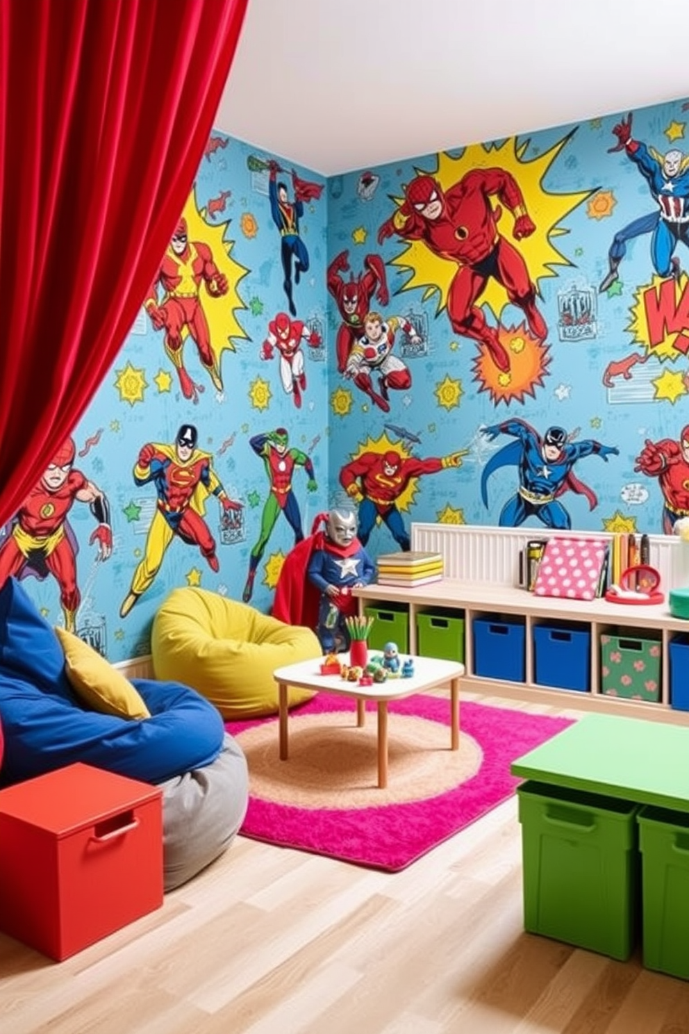 Playroom Wallpaper Decorating Ideas 16