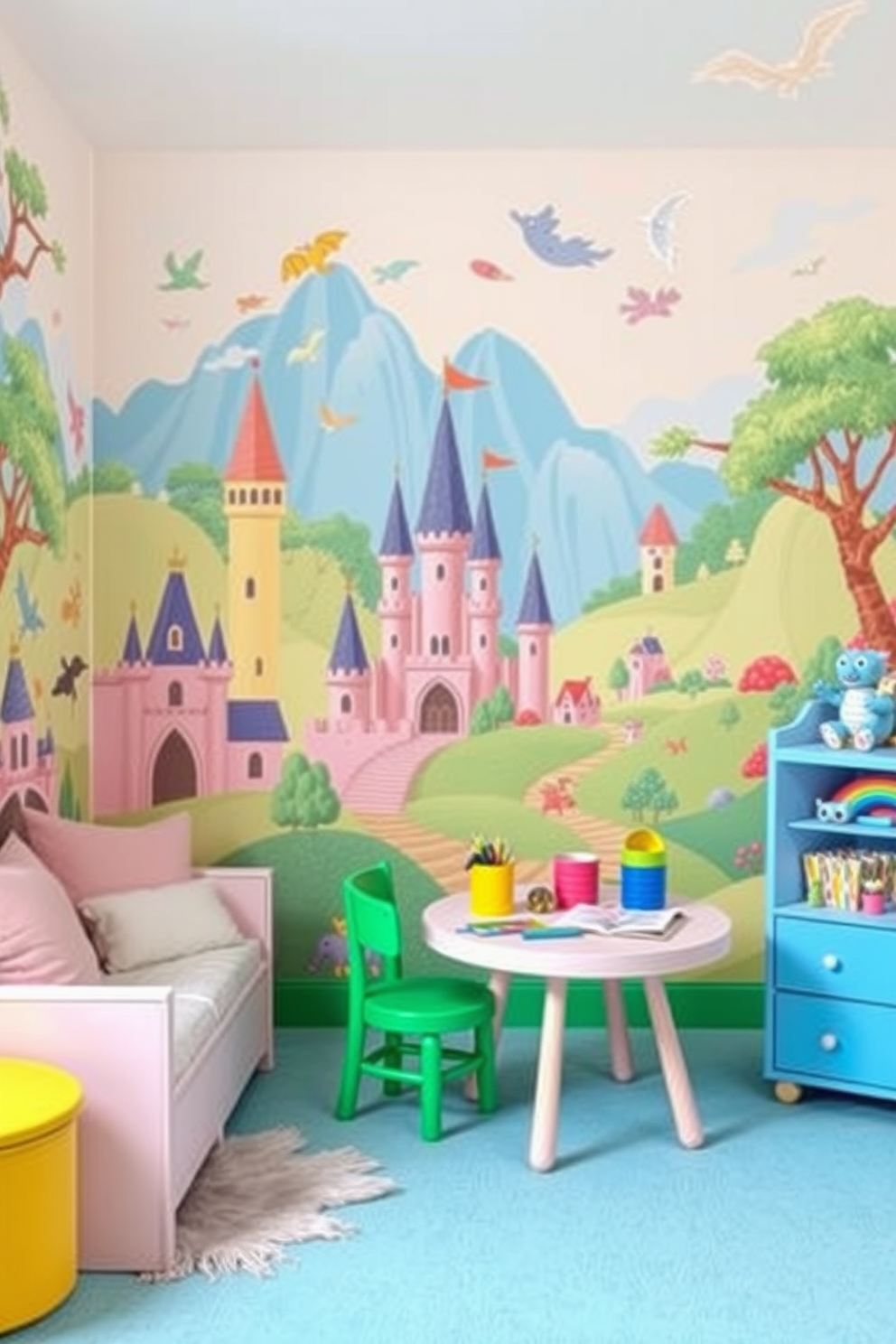 Playroom Wallpaper Decorating Ideas 18