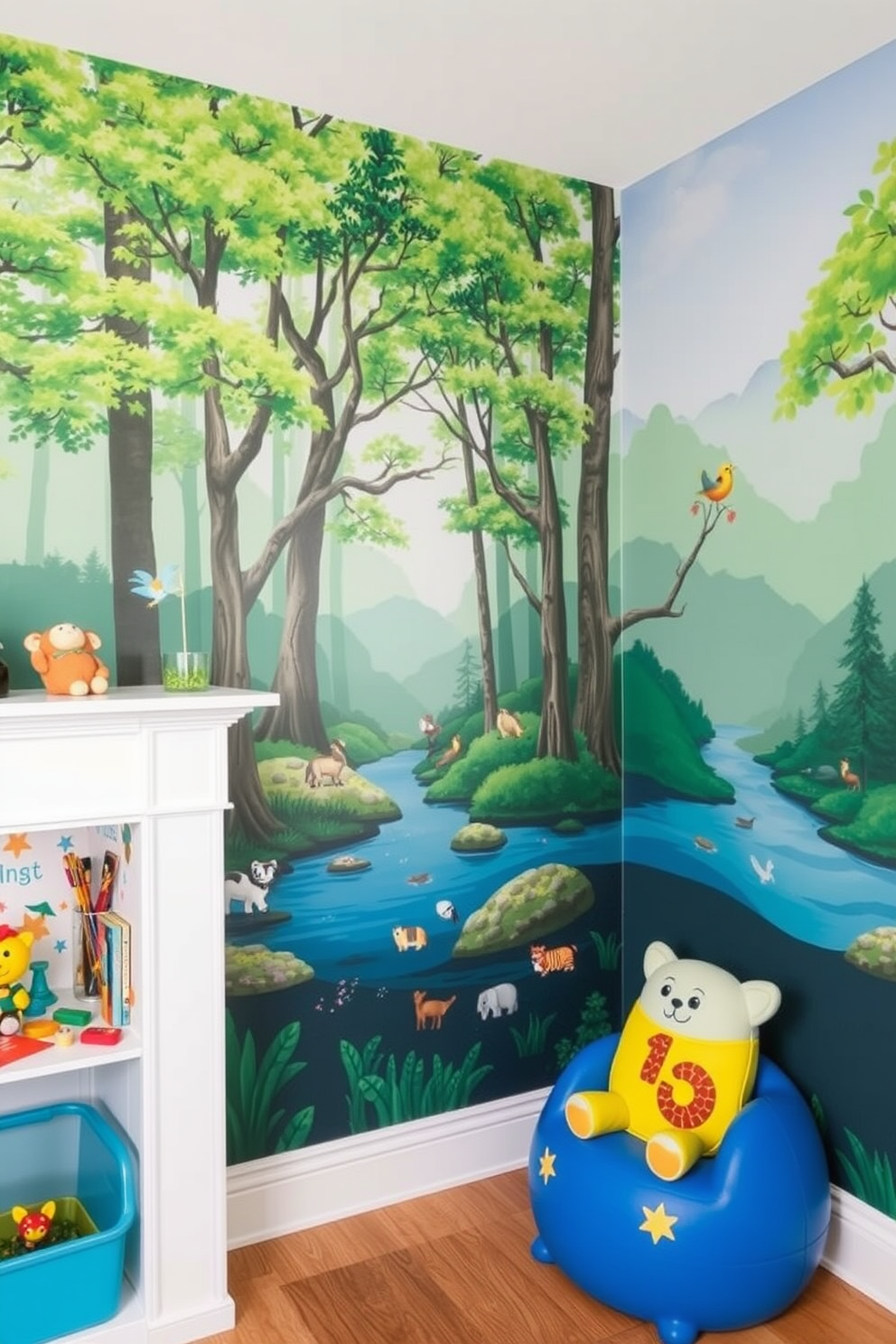 Playroom Wallpaper Decorating Ideas 2