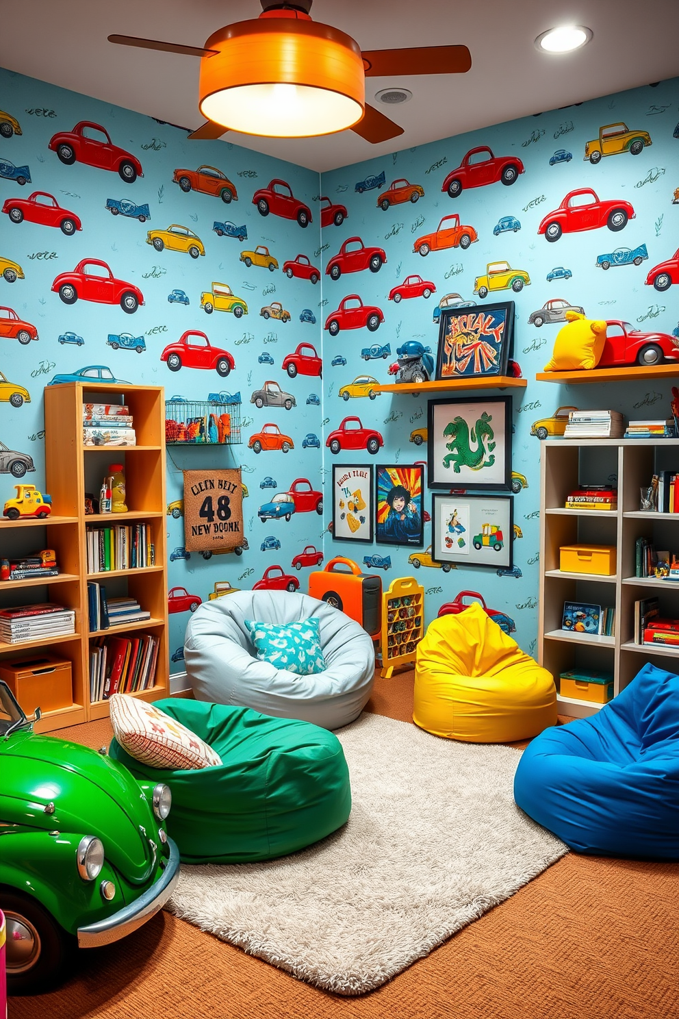 Playroom Wallpaper Decorating Ideas 23