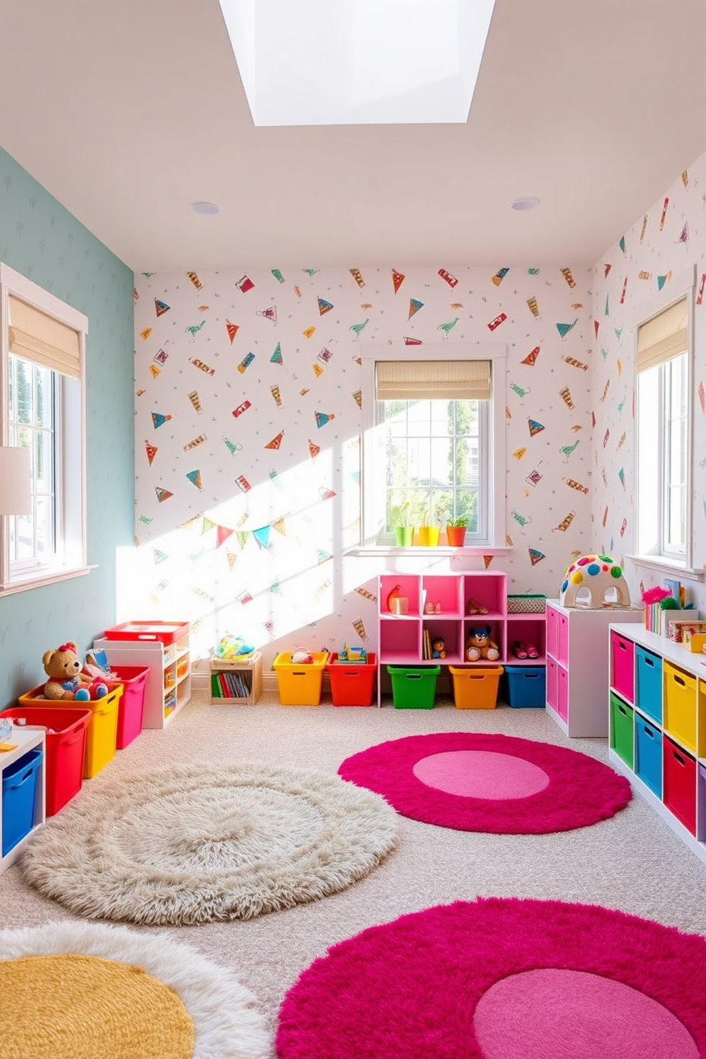 Playroom Wallpaper Decorating Ideas 24