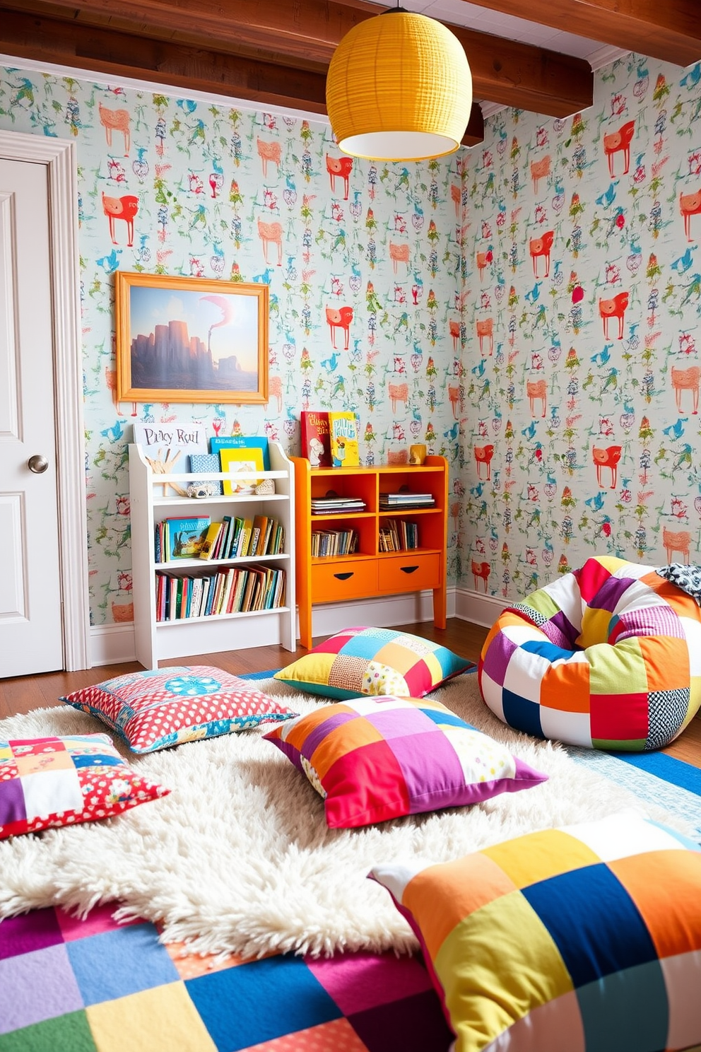 Playroom Wallpaper Decorating Ideas 27