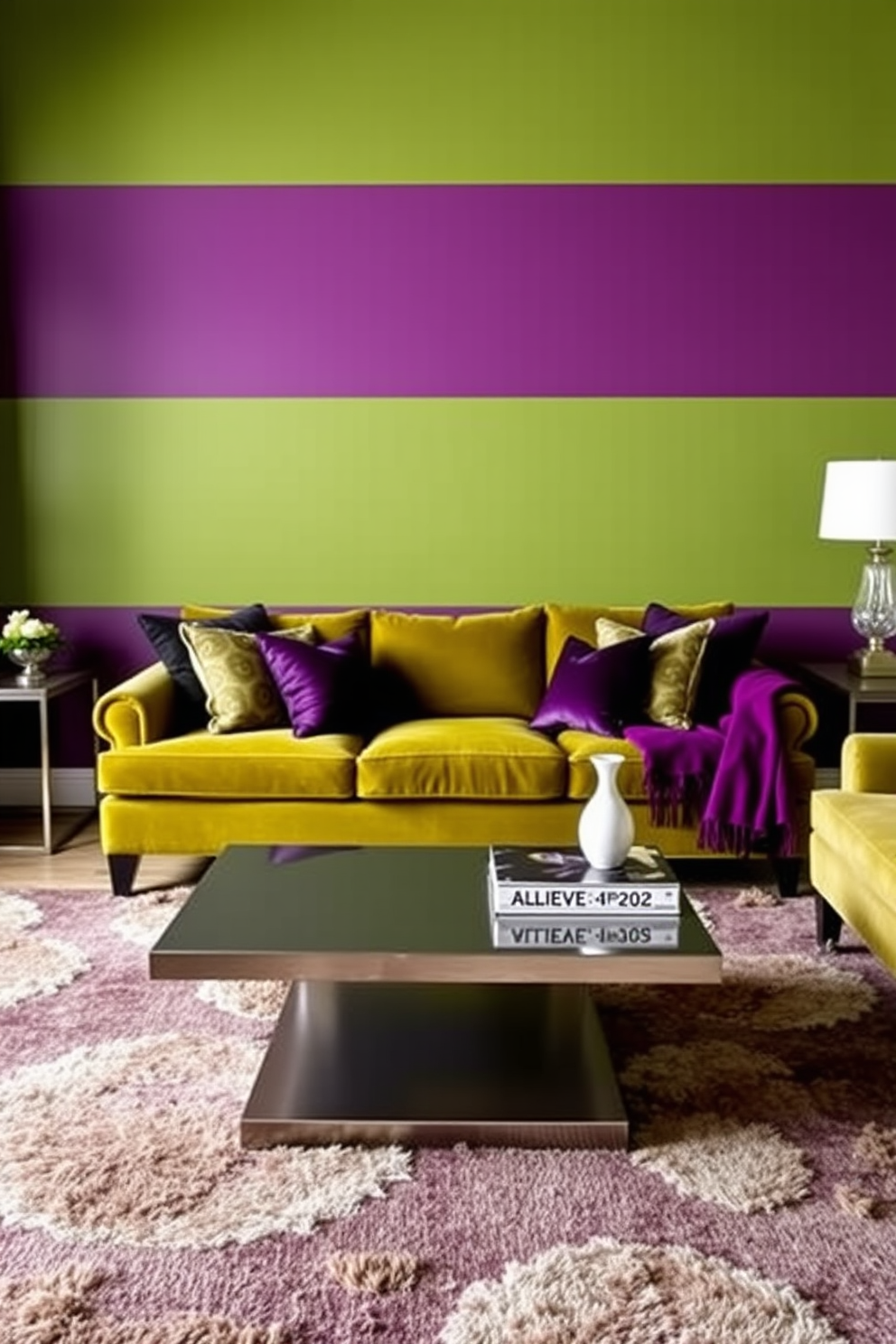 Plum Wall Painting Ideas 23