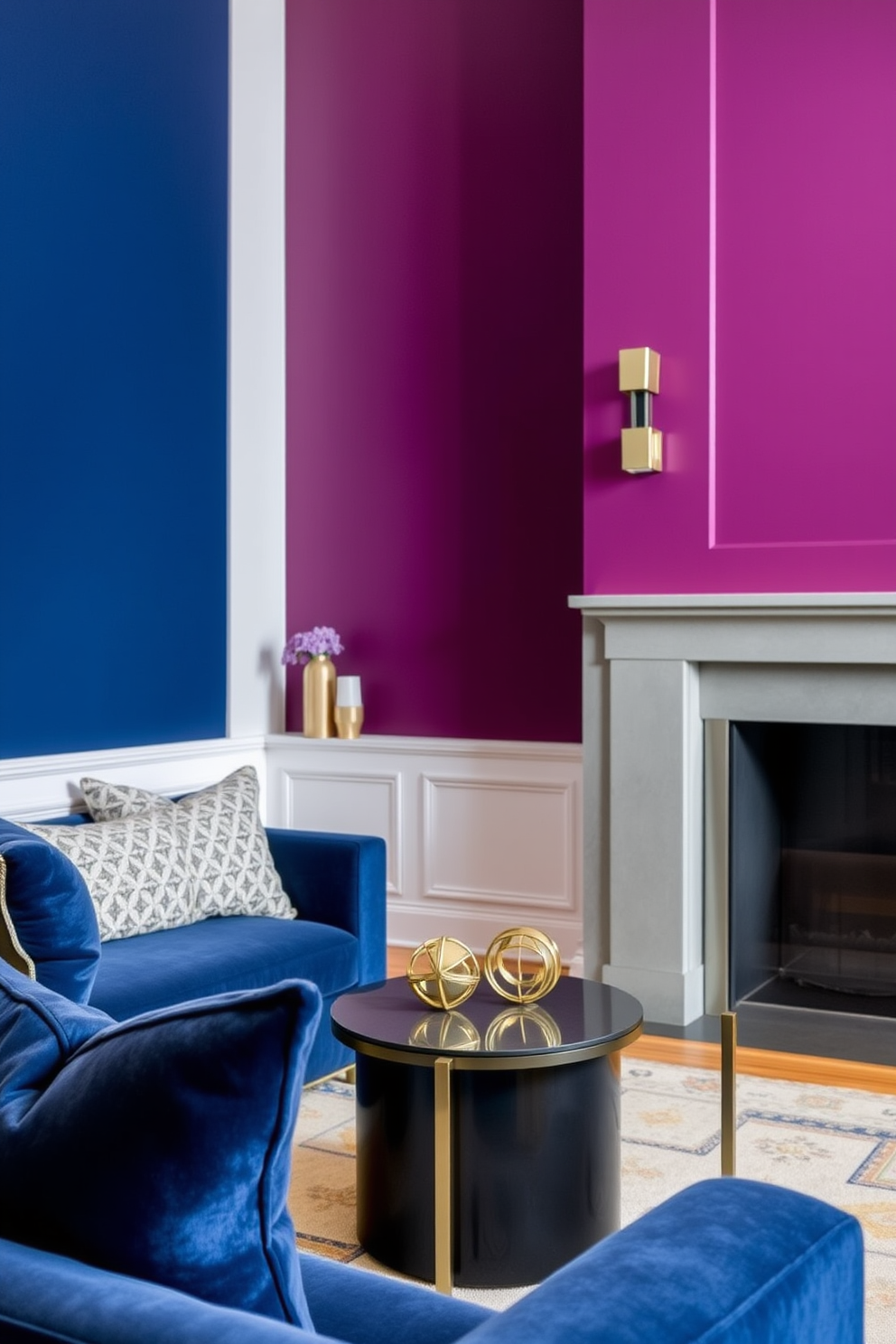 Plum Wall Painting Ideas 28