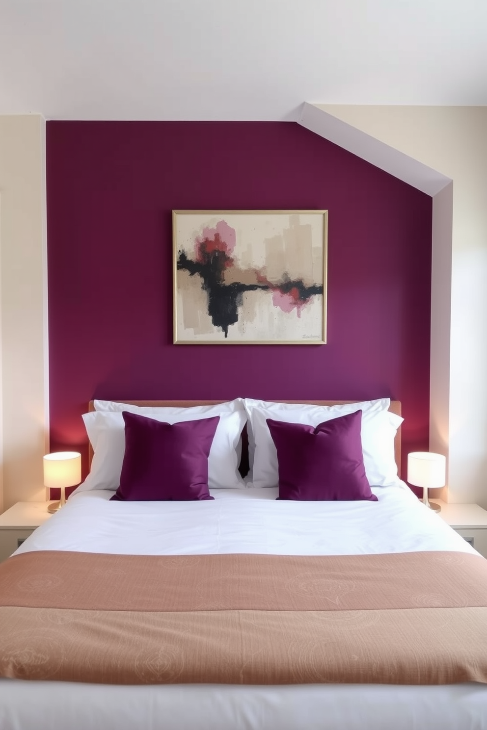 Plum Wall Painting Ideas 4