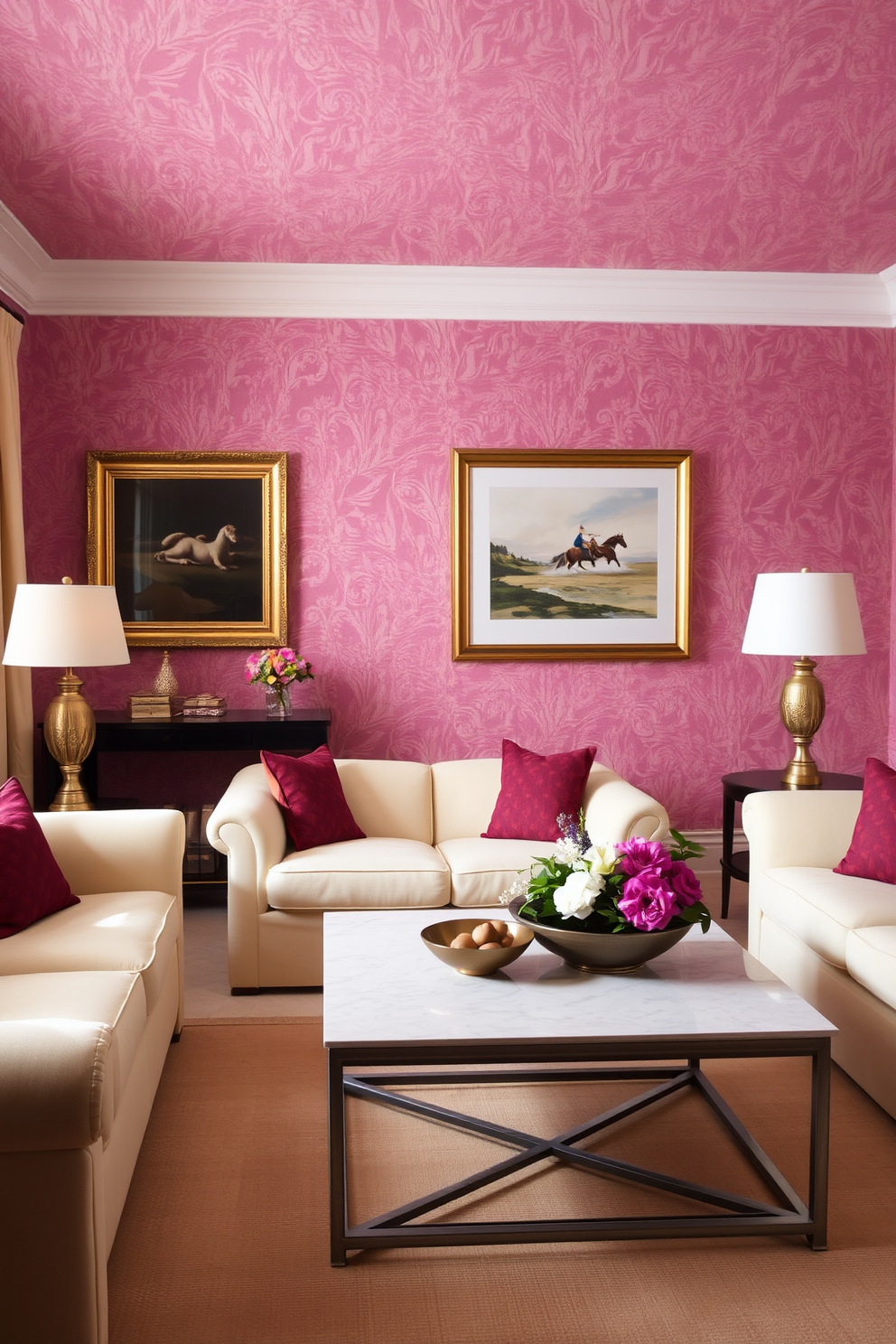 Plum Wallpaper Decorating Ideas 15