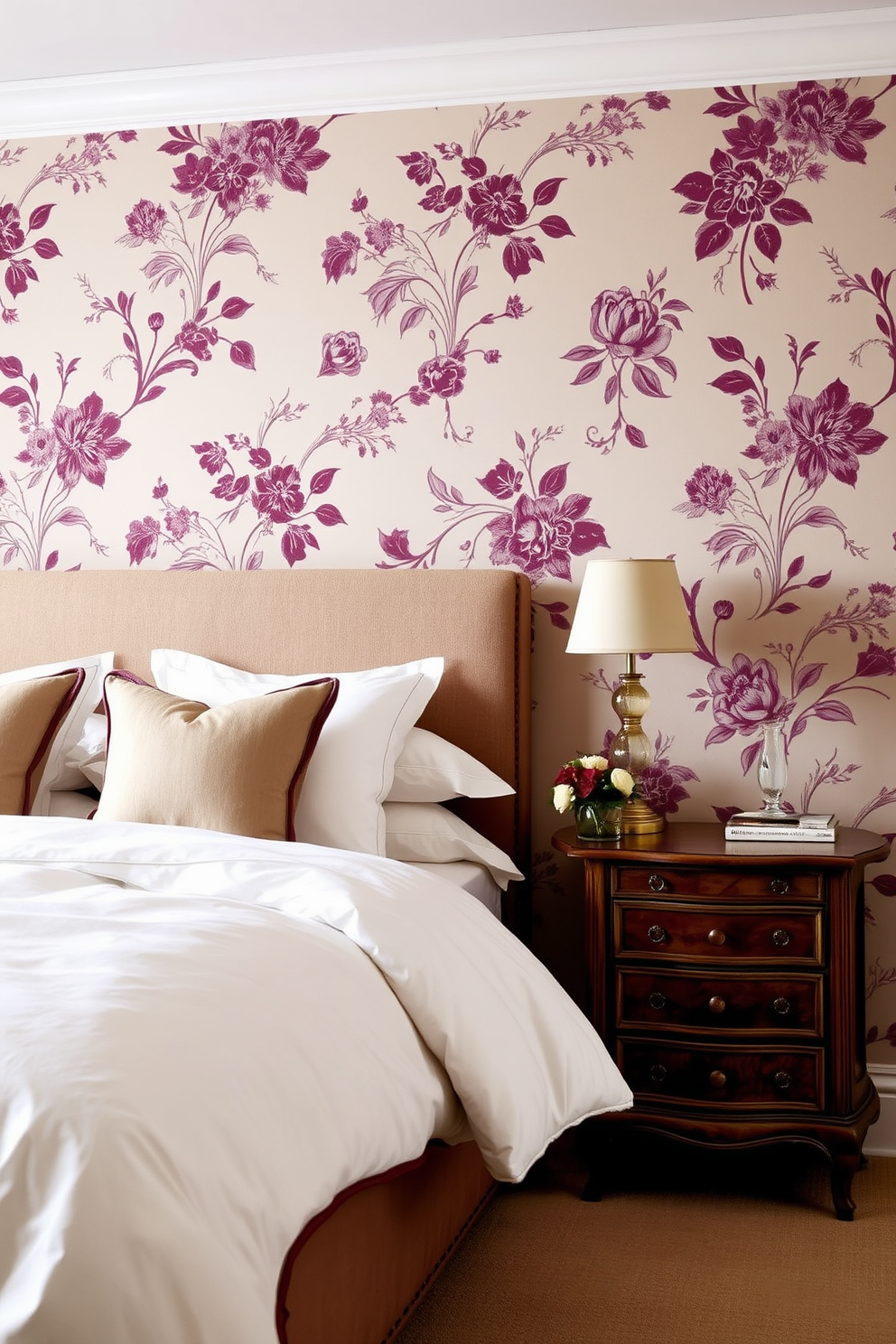 Plum Wallpaper Decorating Ideas 3