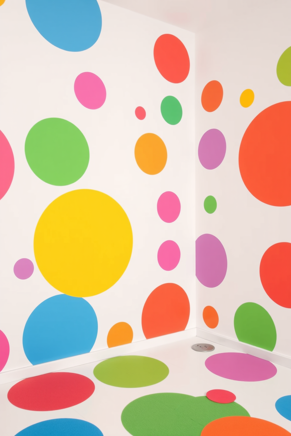 Polka Dot Wall Painting Ideas 1