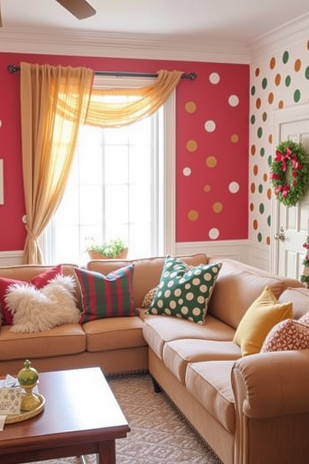 Polka Dot Wall Painting Ideas 18