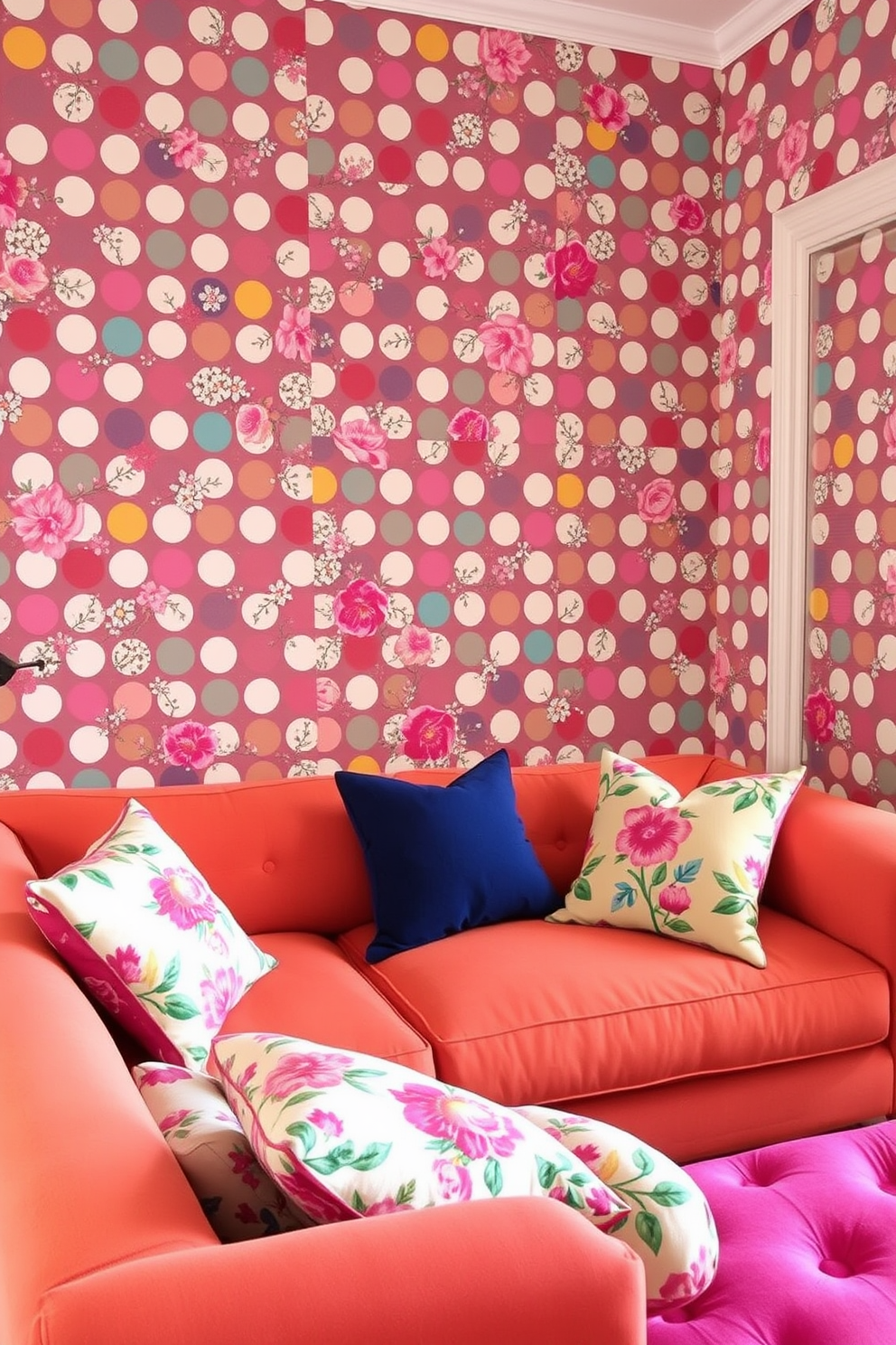 Polka Dot Wall Painting Ideas 21