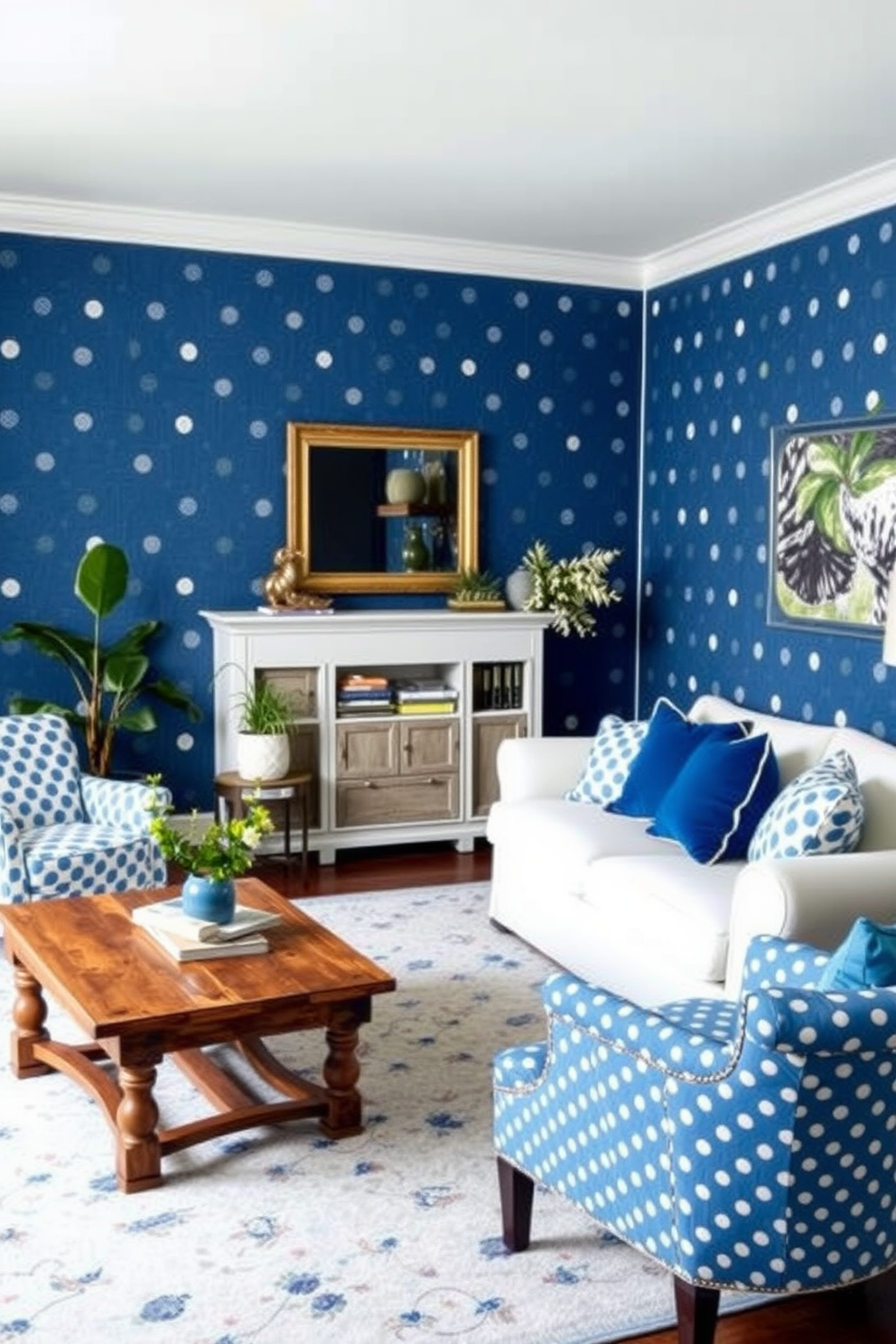 Polka Dot Wall Painting Ideas 23