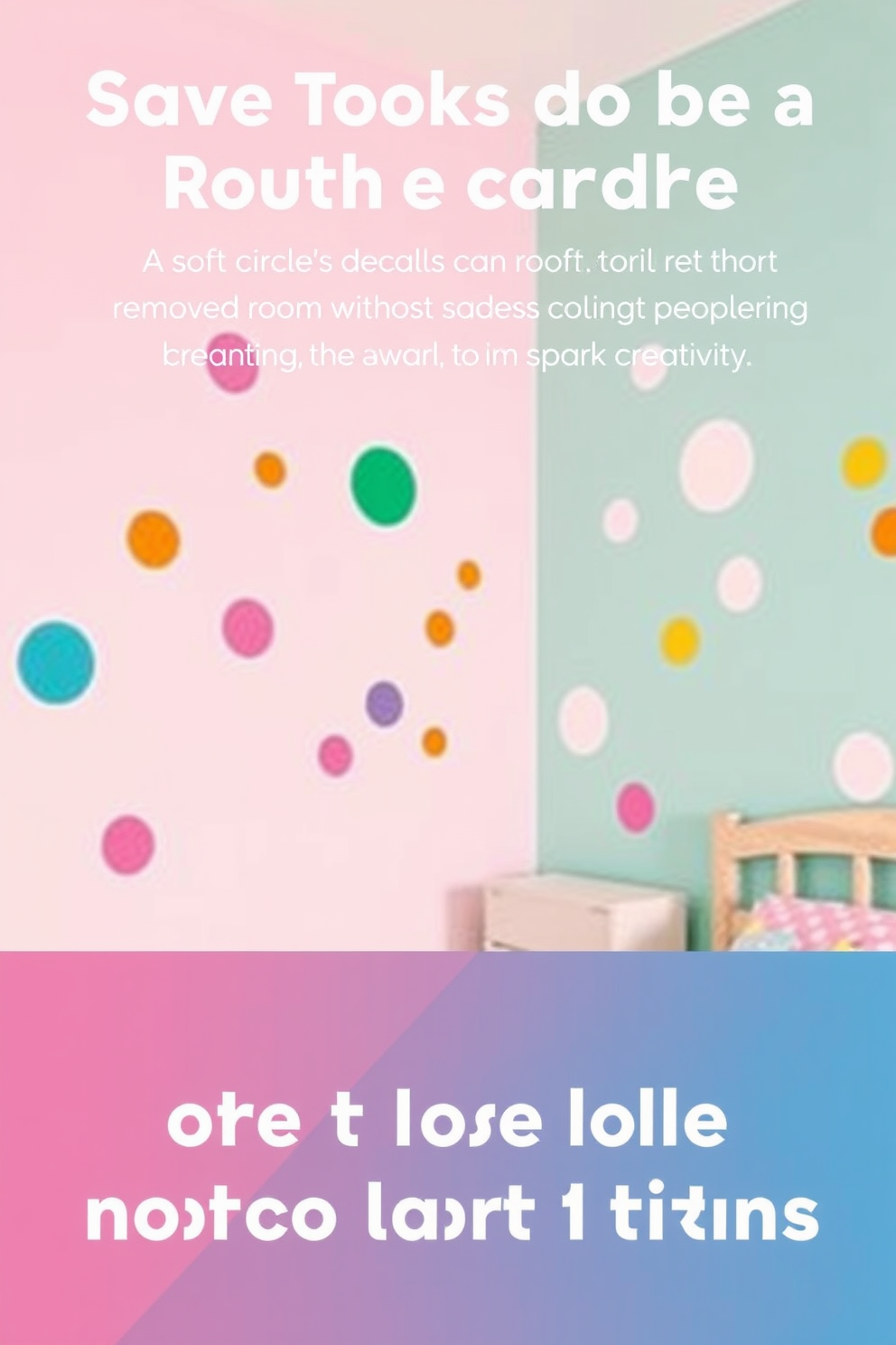 Polka Dot Wall Painting Ideas 25