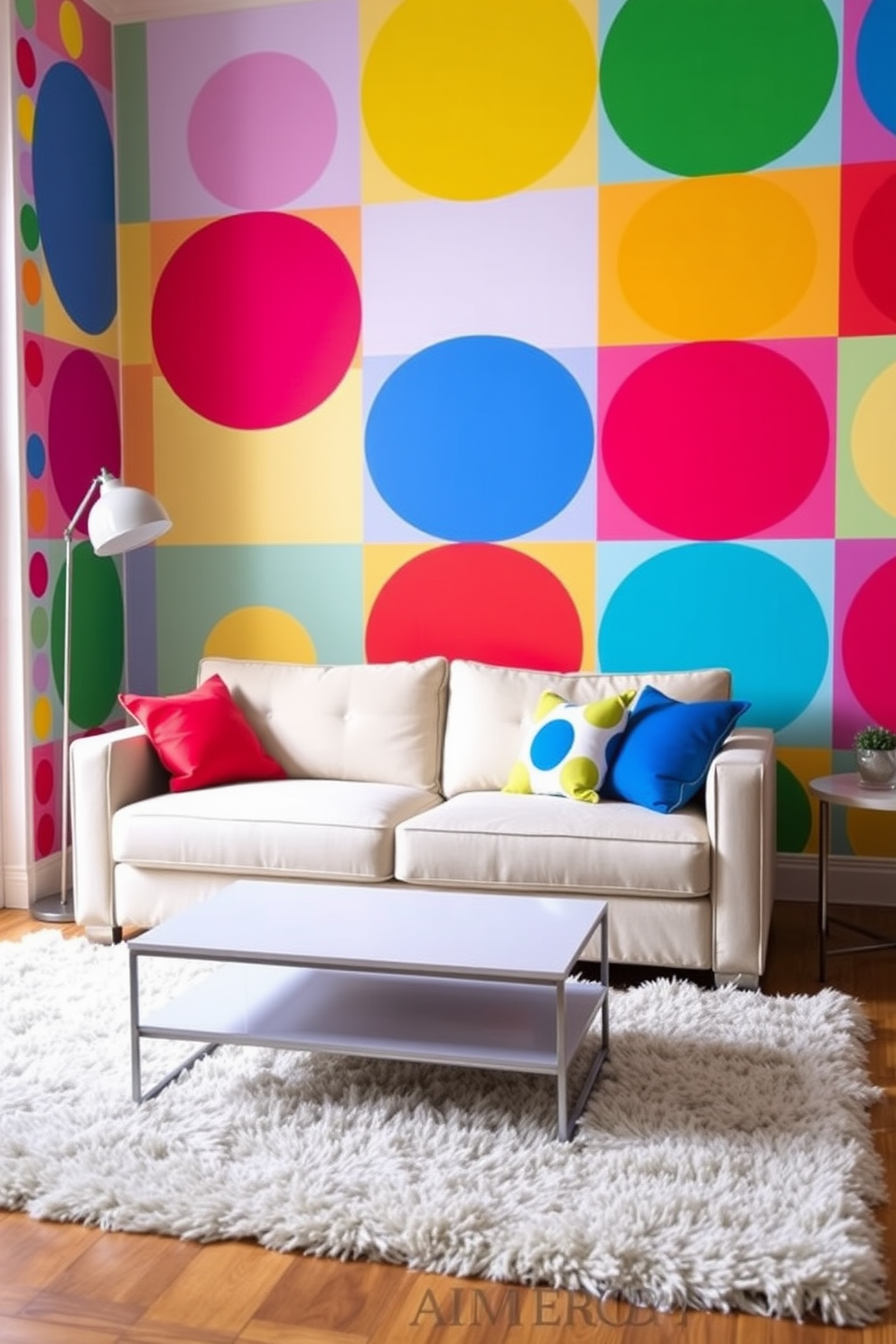 Polka Dot Wall Painting Ideas 28