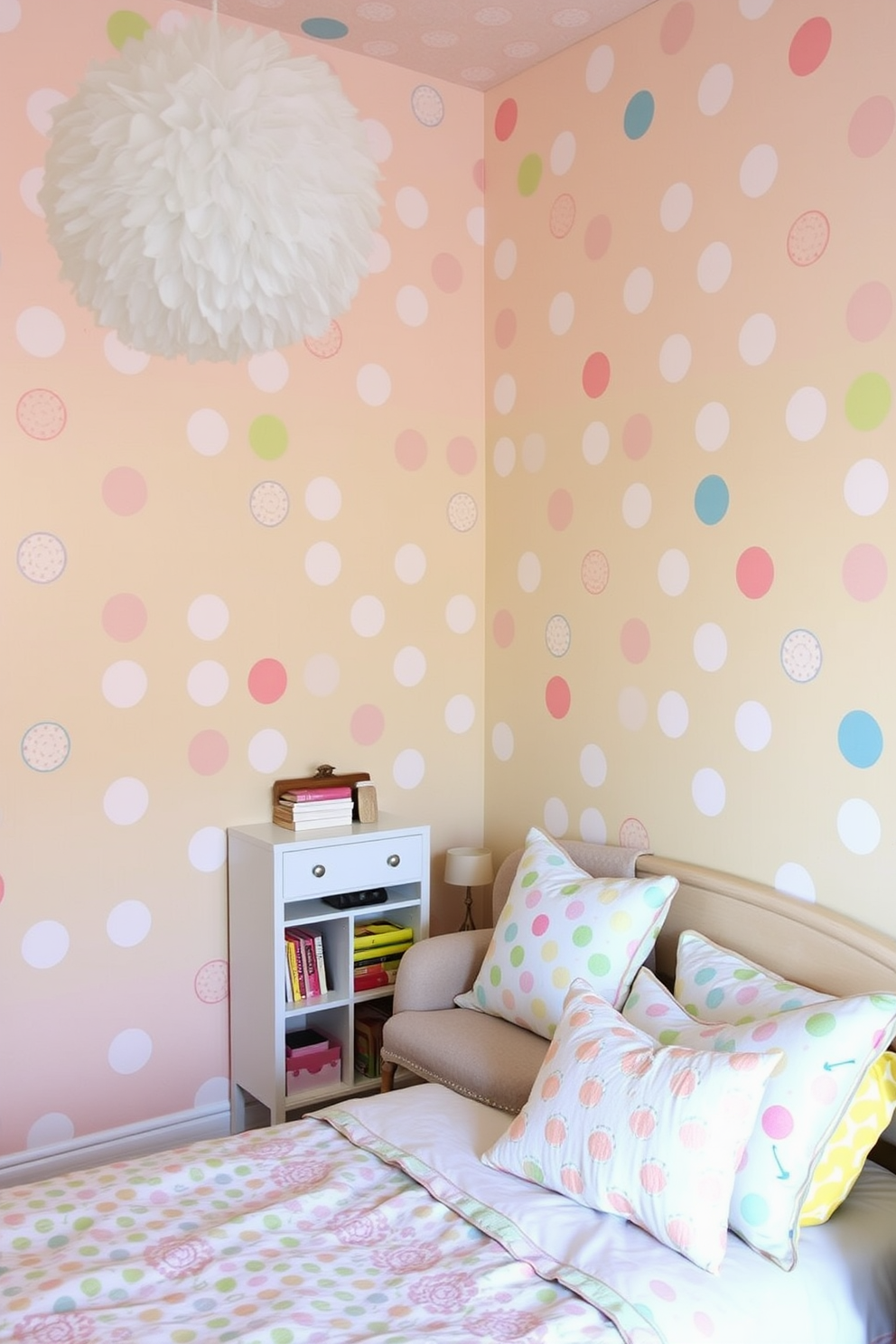 Polka Dot Wall Painting Ideas 30