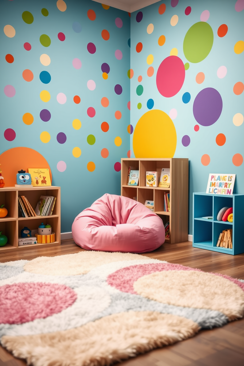 Polka Dot Wall Painting Ideas 5