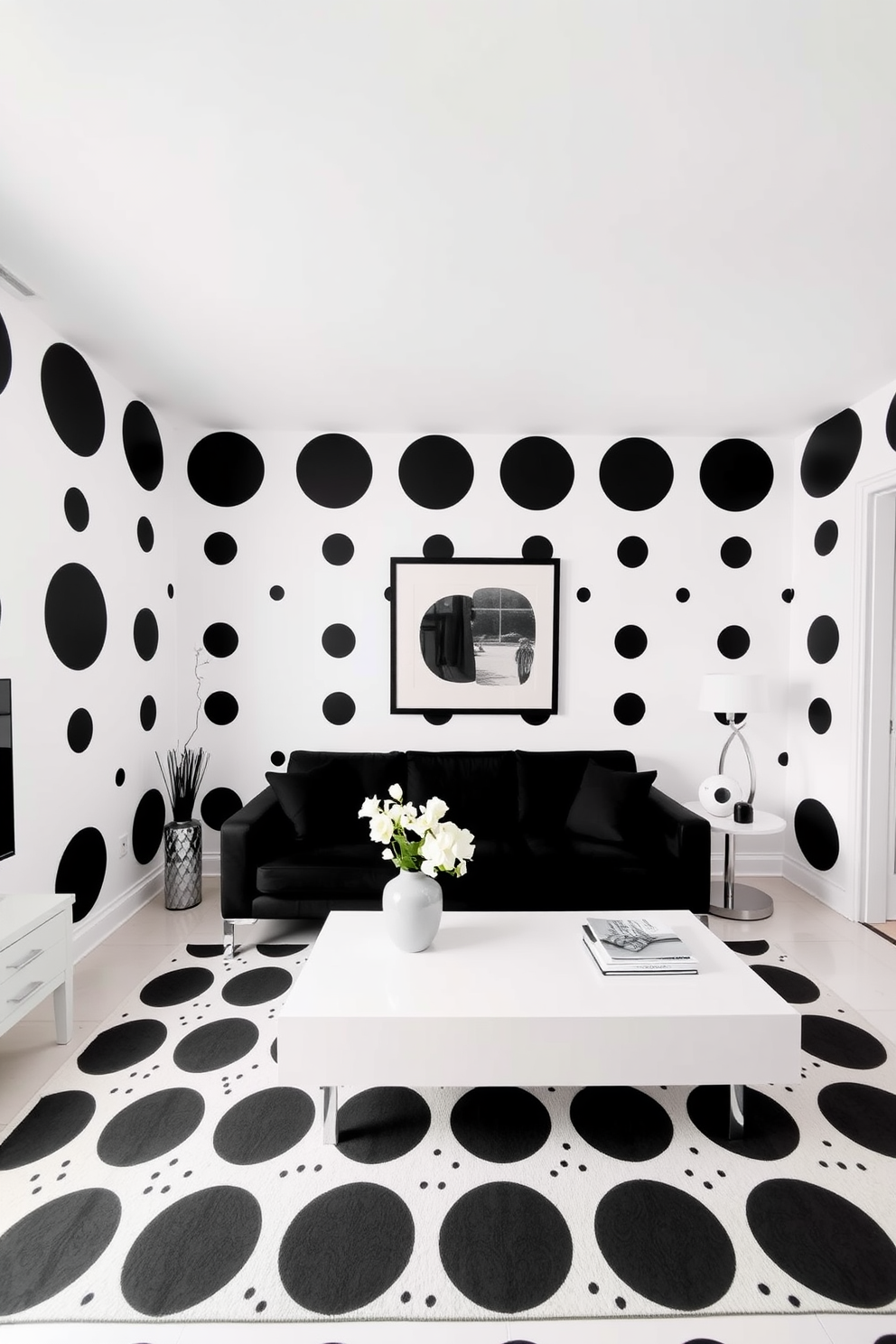 Polka Dot Wall Painting Ideas 7