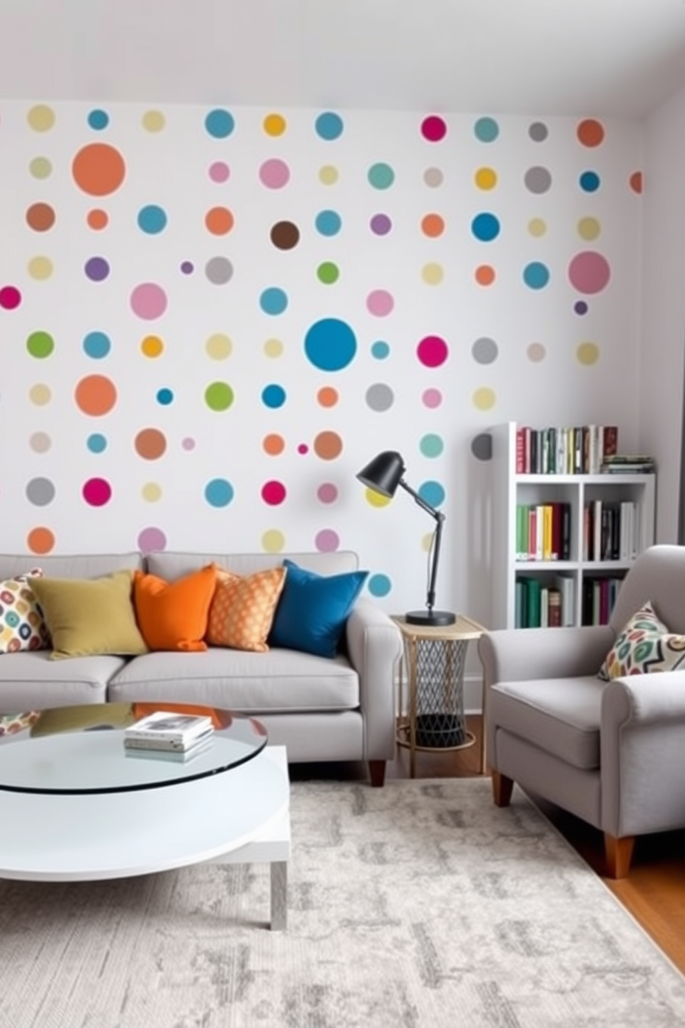 Polka Dot Wall Painting Ideas 9