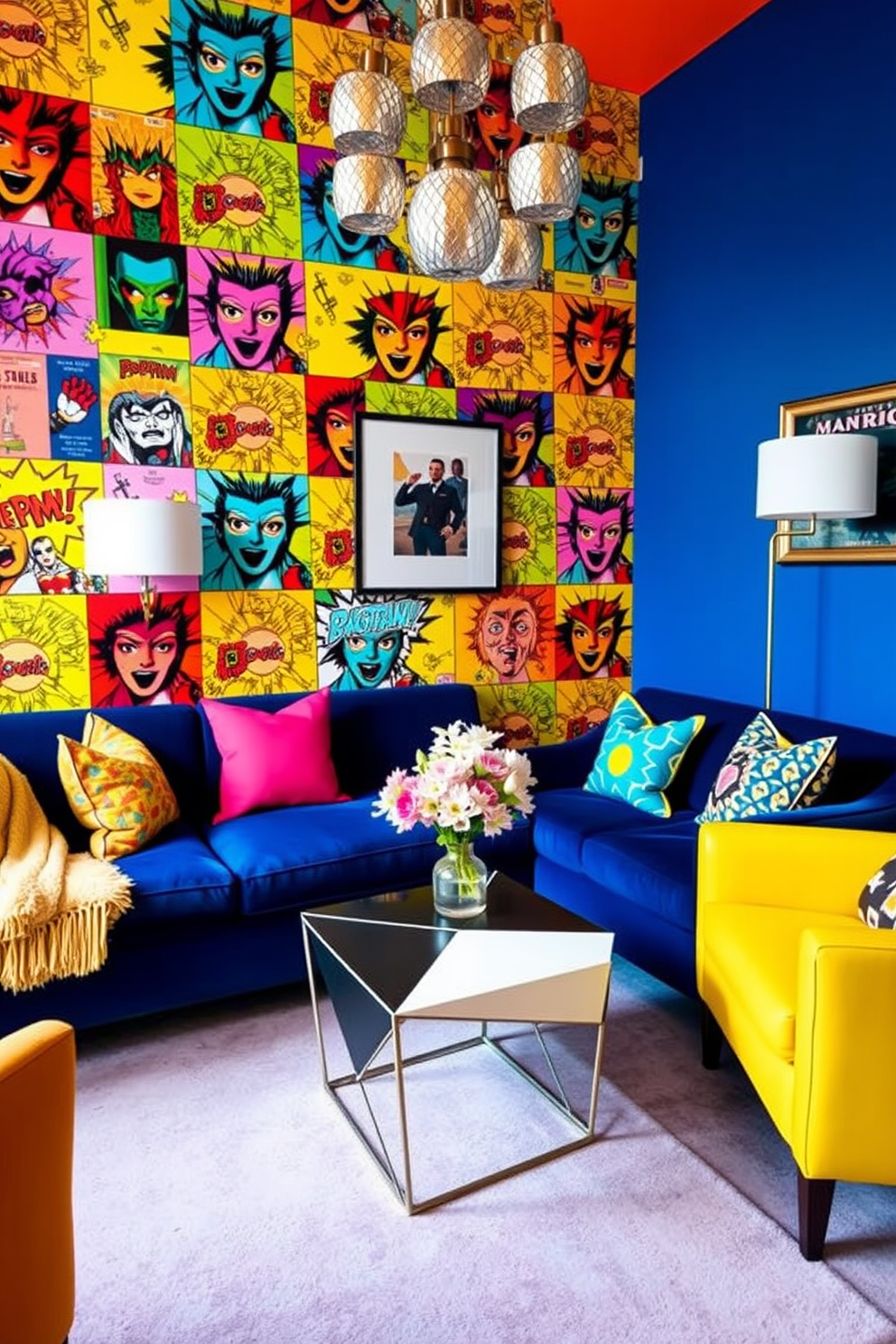 Pop Art Wallpaper Decorating Ideas 12