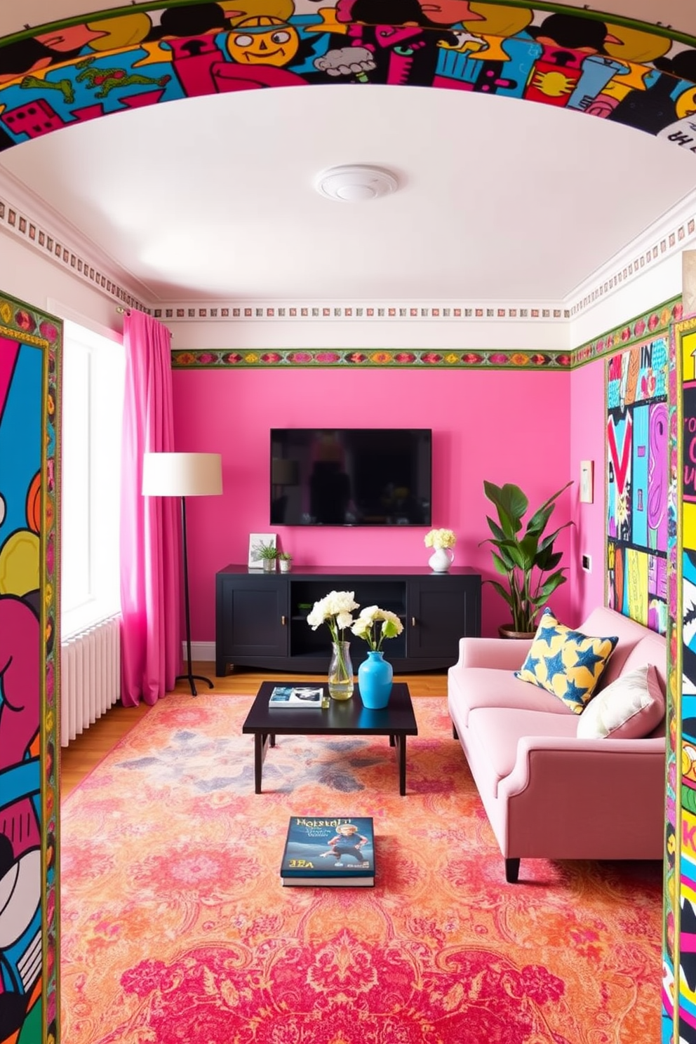 Pop Art Wallpaper Decorating Ideas 14