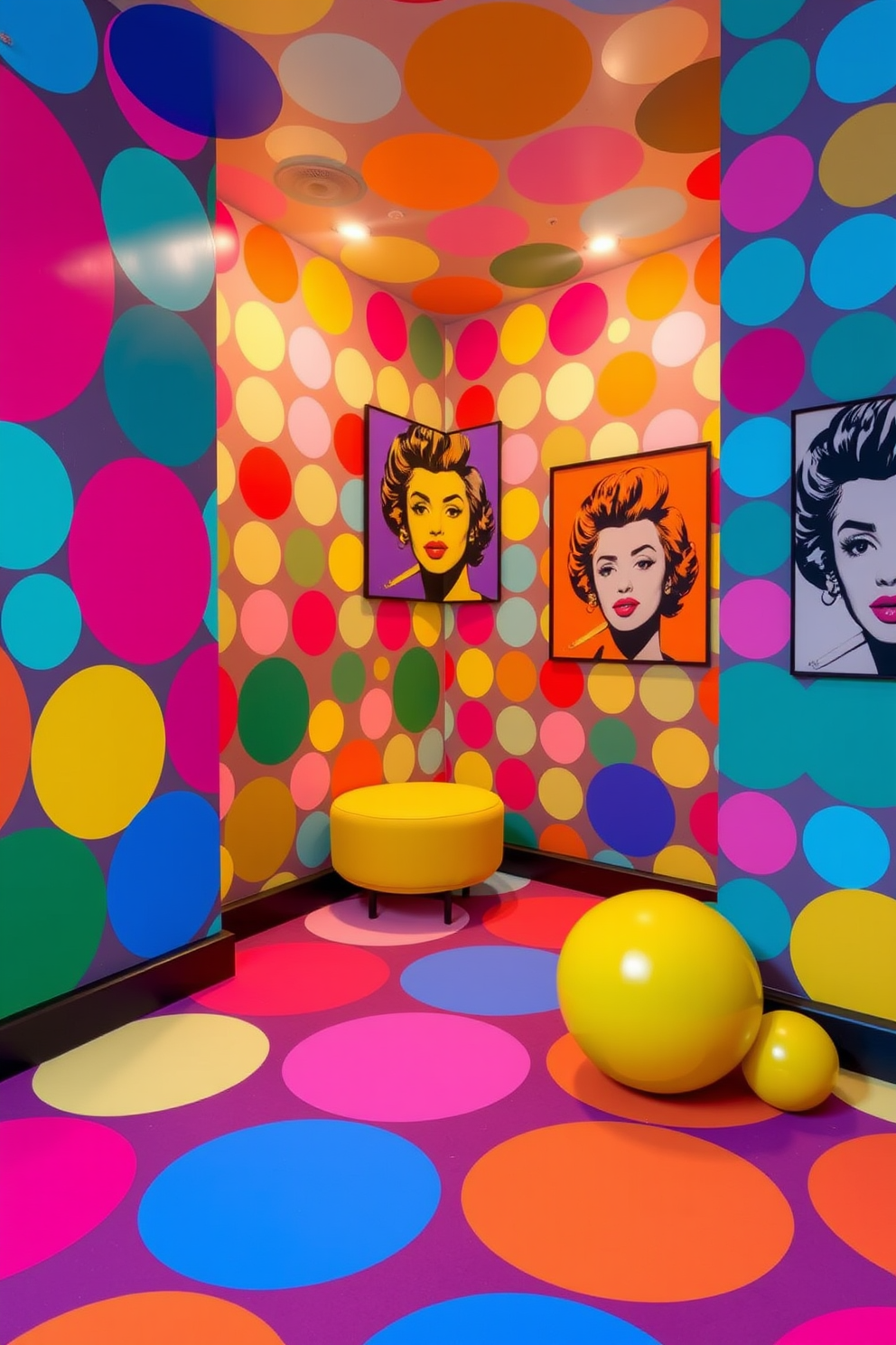 Pop Art Wallpaper Decorating Ideas 16