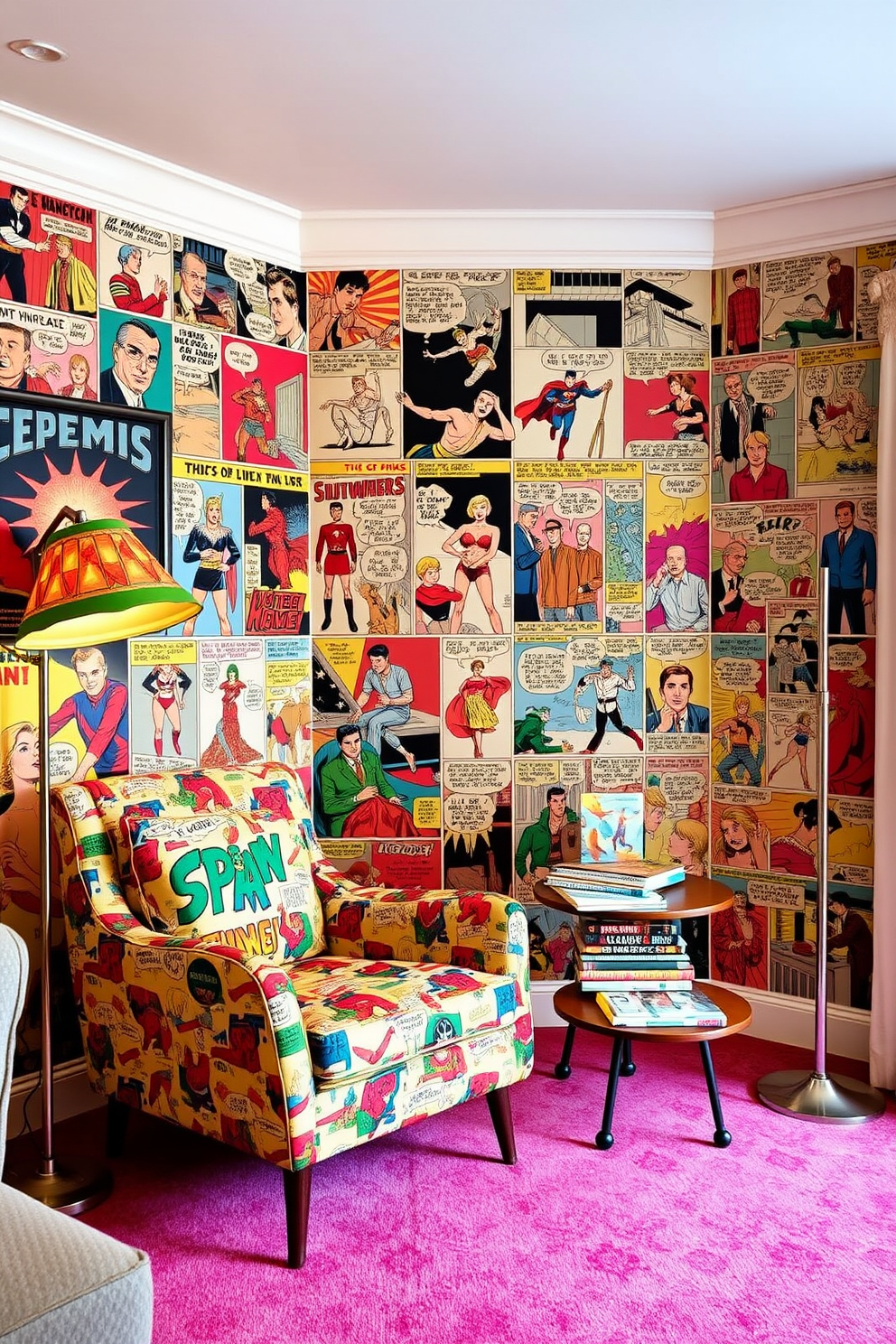 Pop Art Wallpaper Decorating Ideas 18