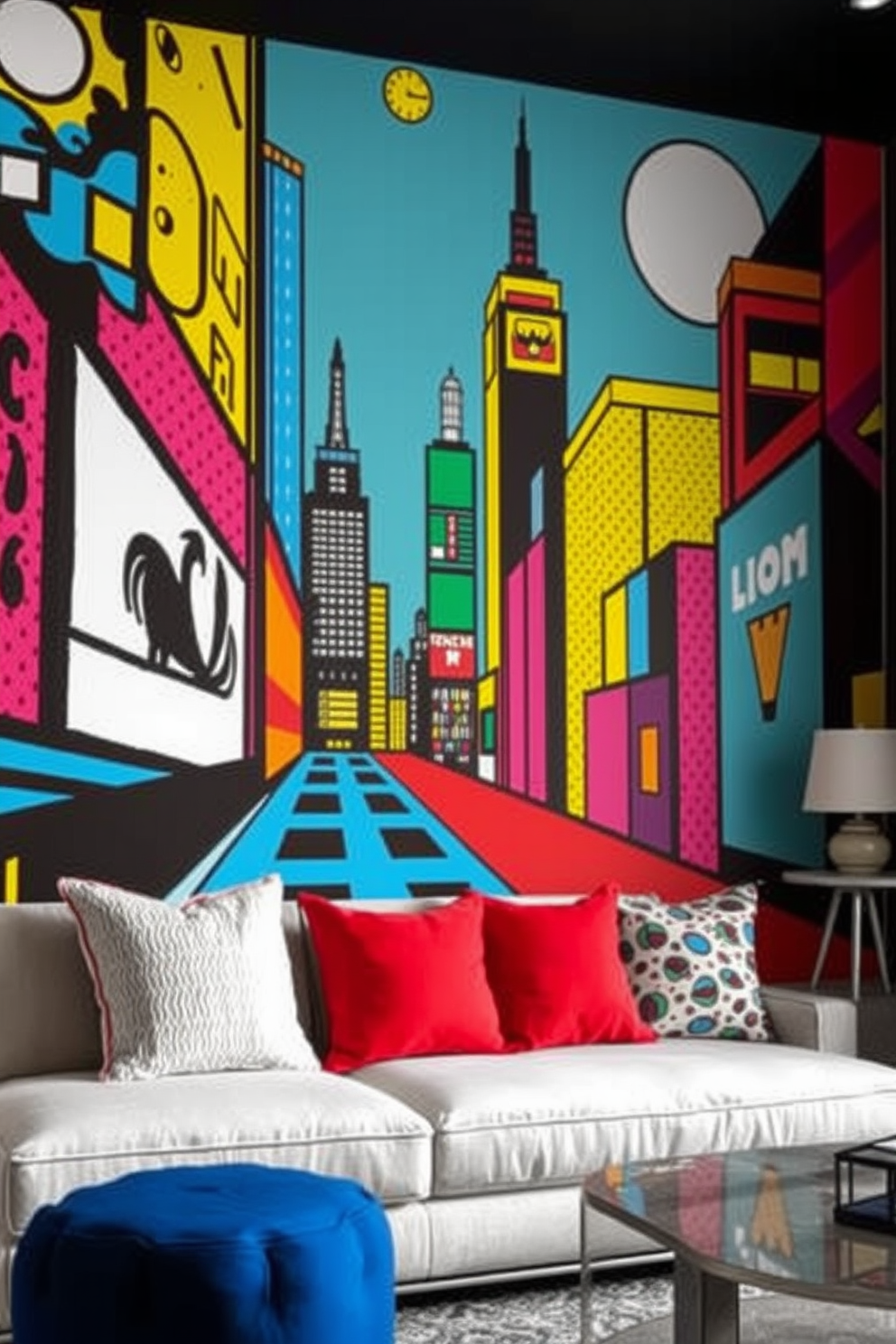 Pop Art Wallpaper Decorating Ideas 21