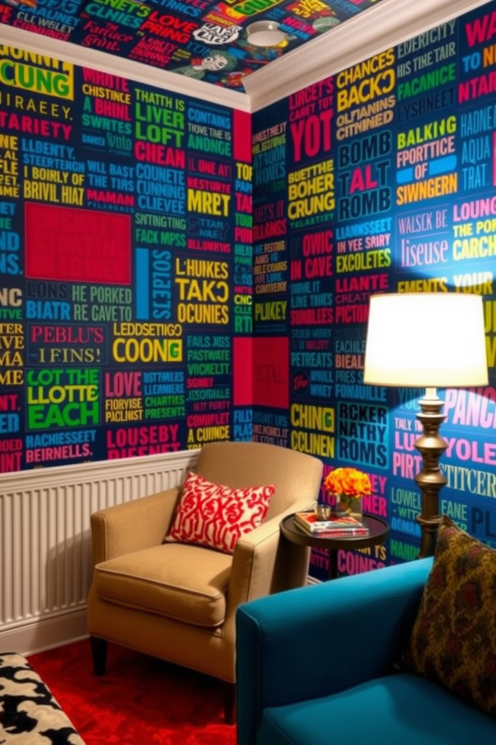 Pop Art Wallpaper Decorating Ideas 22