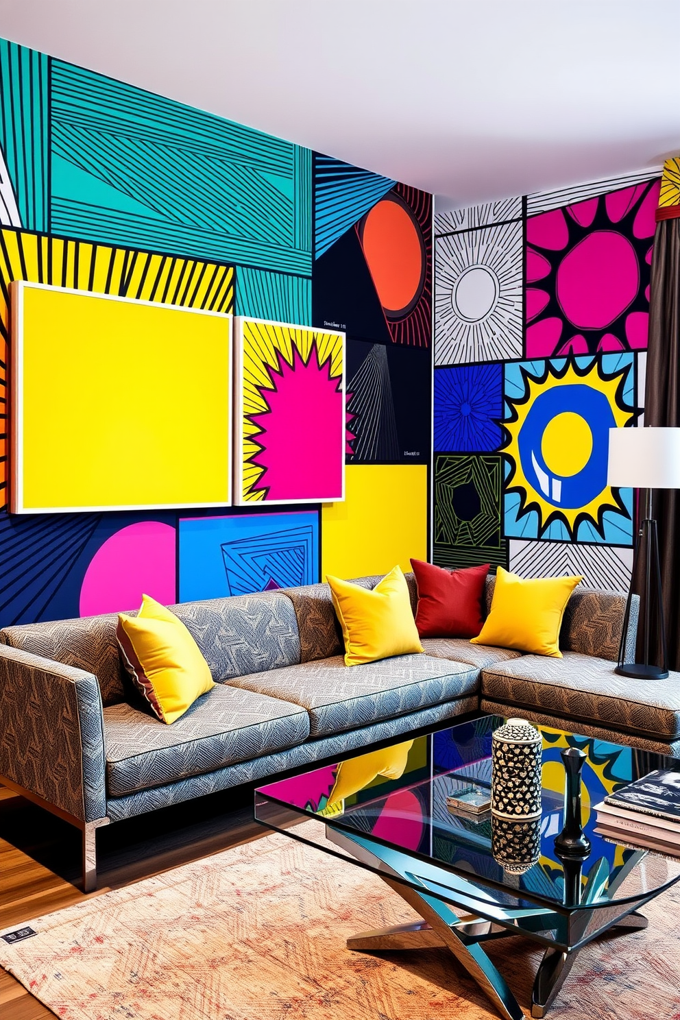 Pop Art Wallpaper Decorating Ideas 25