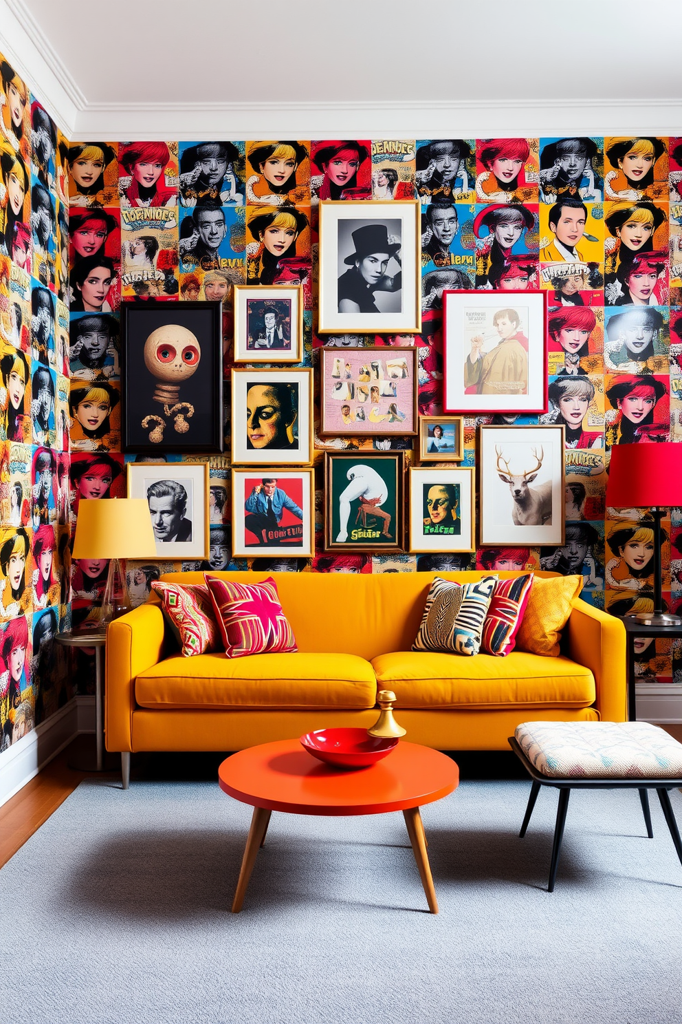 Pop Art Wallpaper Decorating Ideas 28