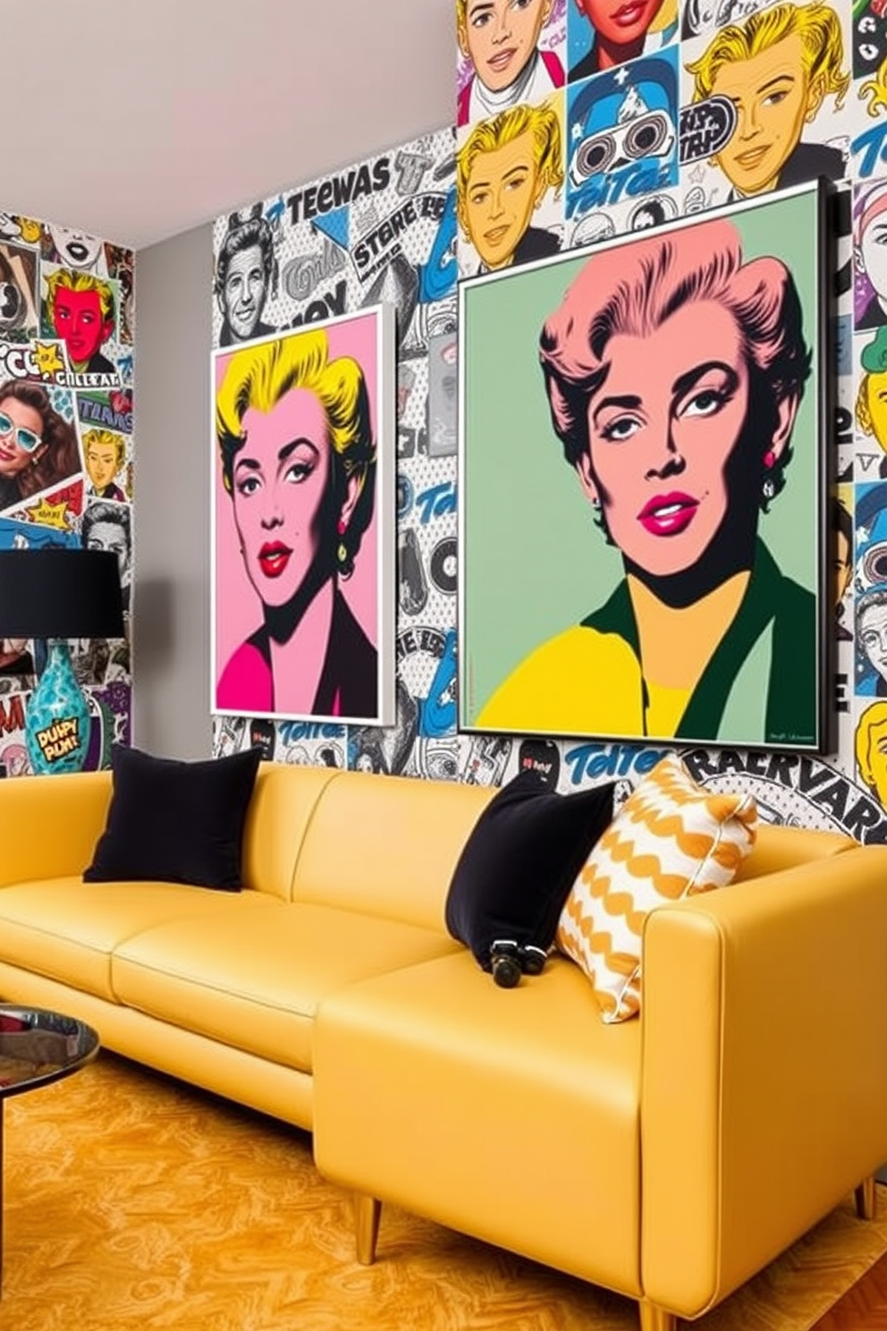 Pop Art Wallpaper Decorating Ideas 3