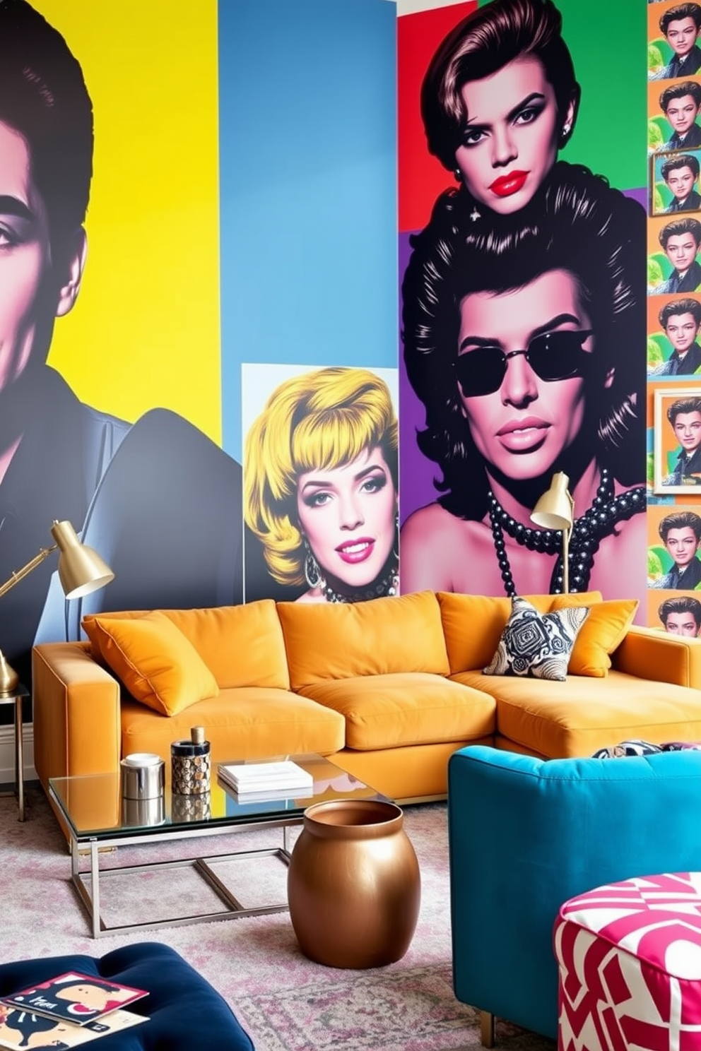 Pop Art Wallpaper Decorating Ideas 7