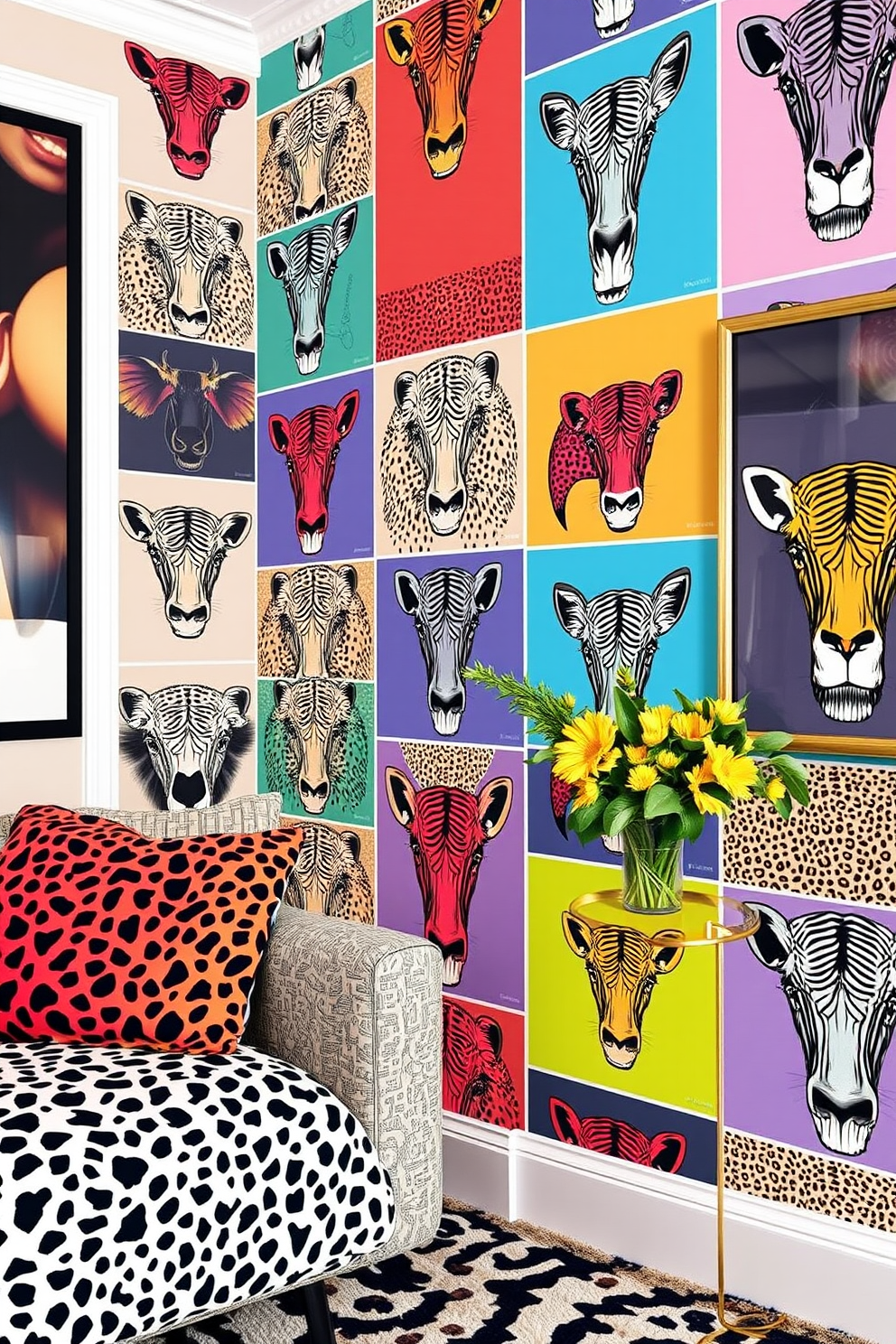 Pop Art Wallpaper Decorating Ideas 9