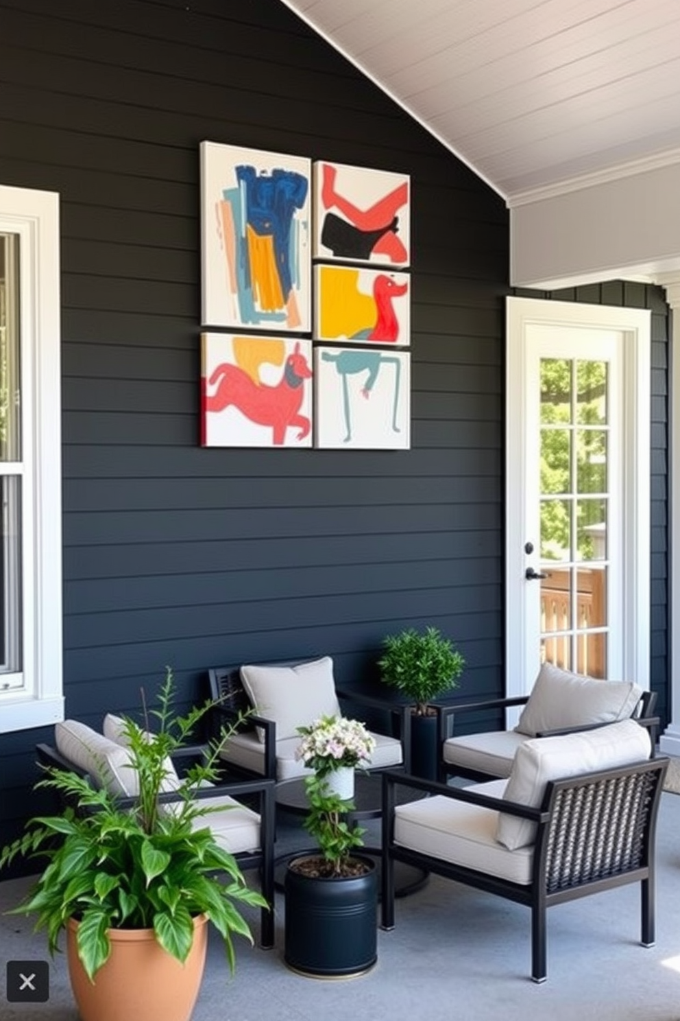 Porch Wall Painting Ideas 12