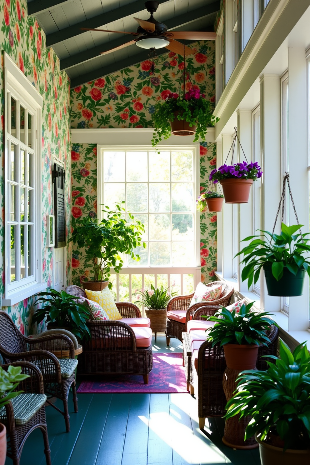 Porch Wallpaper Decorating Ideas 1